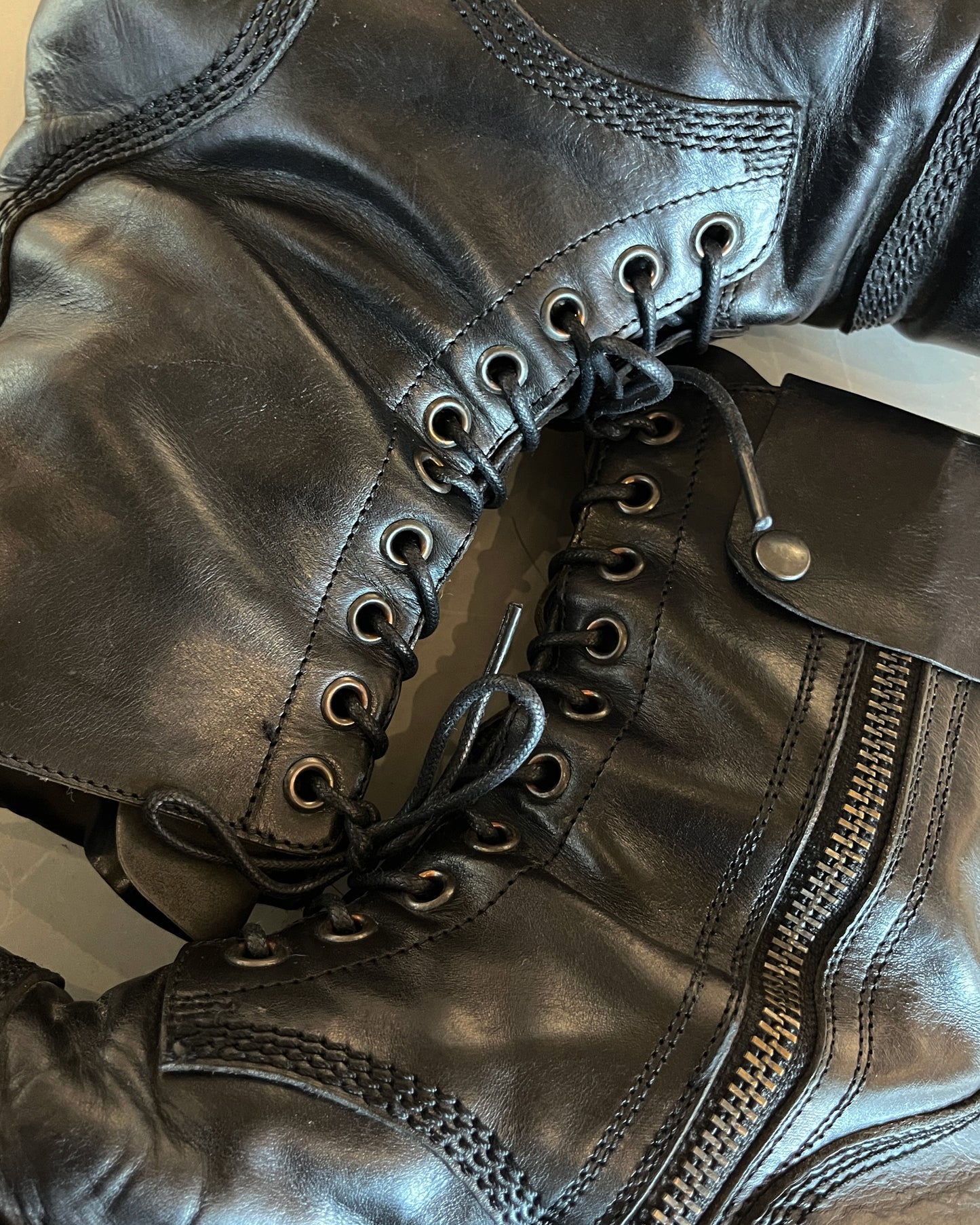 ANN DEMEULEMEESTER FW2006 RUNWAY COMBAT BOOTS