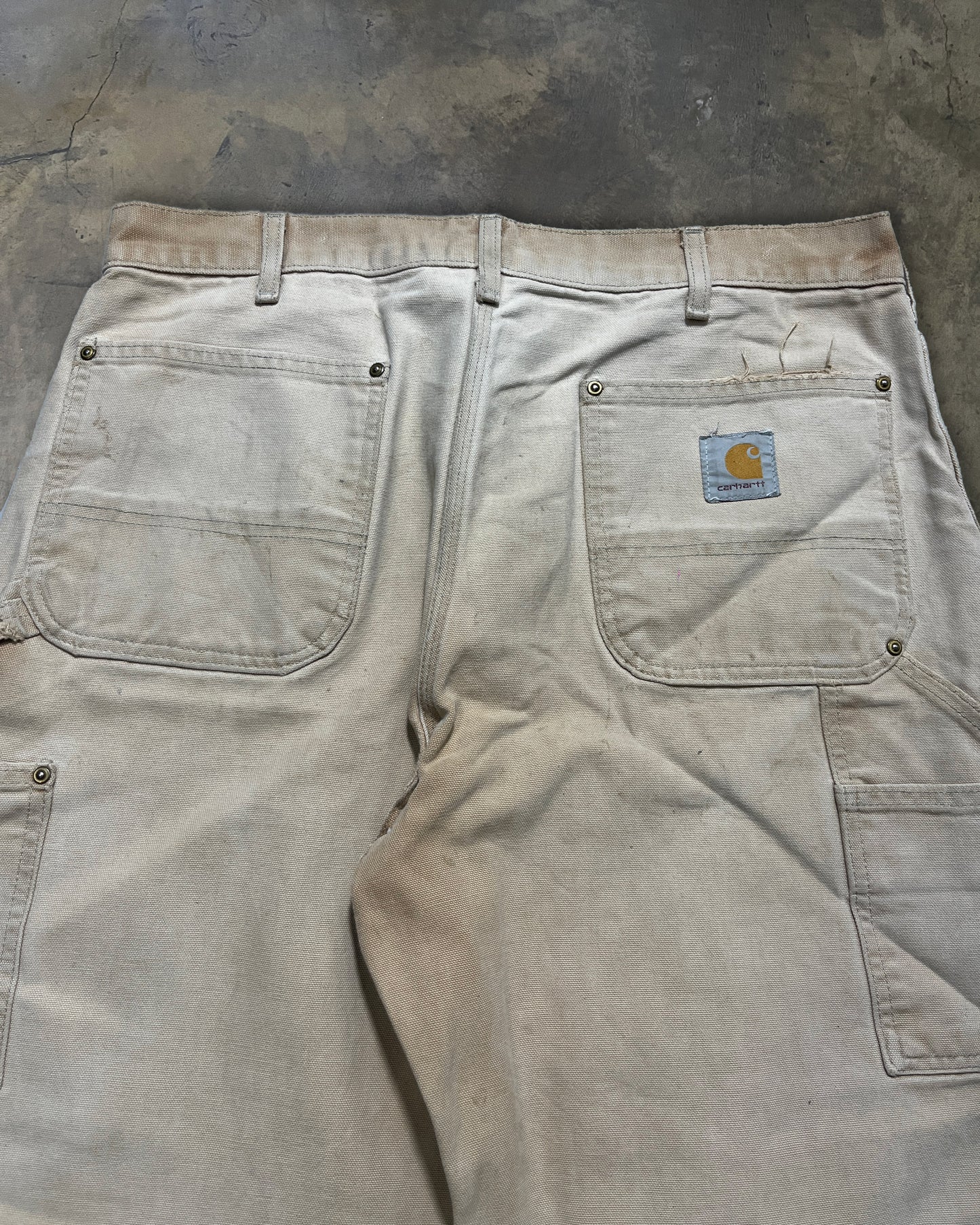 CARHARTT THRASHED DOUBLE KNEE WORK PANTS