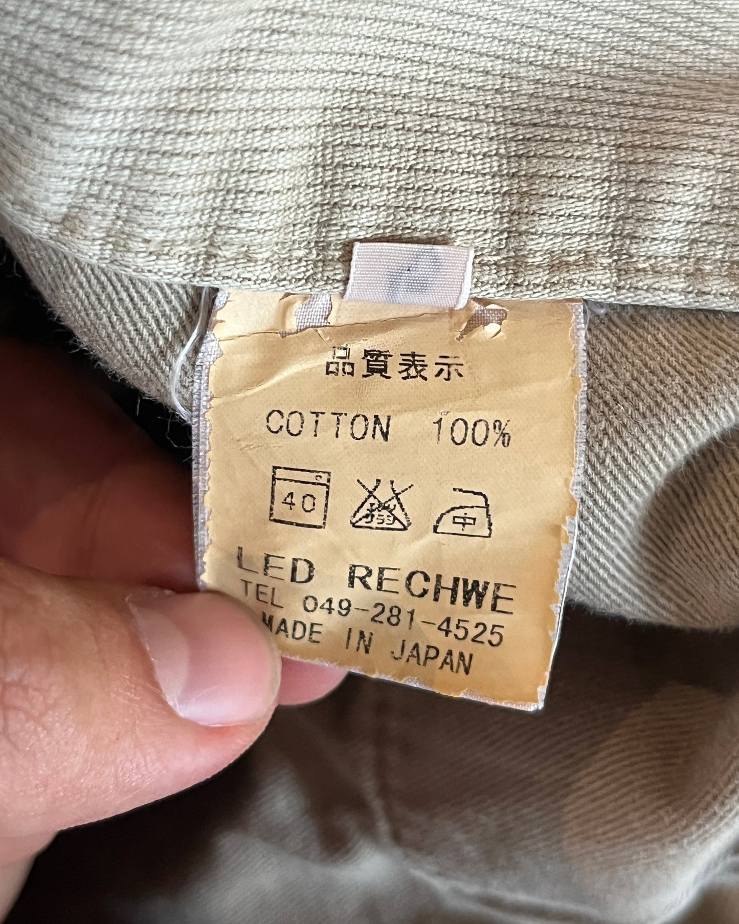 LED RECHWE CORDUROY COWBOY PANTS