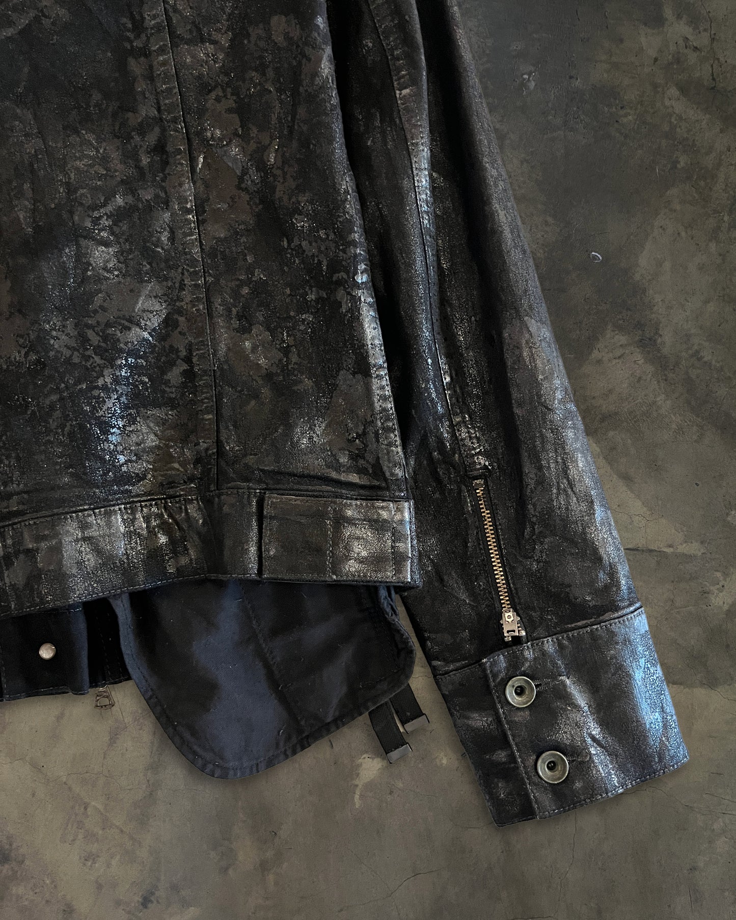 L.G.B CRACKED WAX G-JACKET