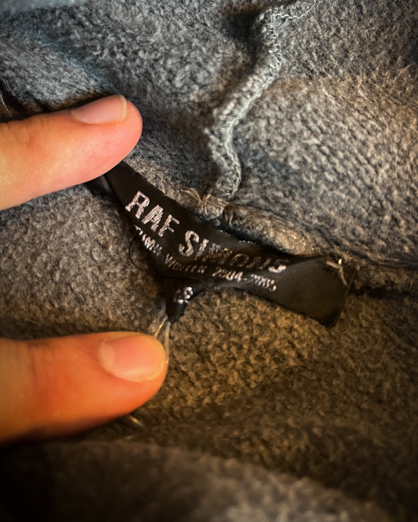 RAF SIMONS AW2004 "WAVES" PAISLEY HOODIE