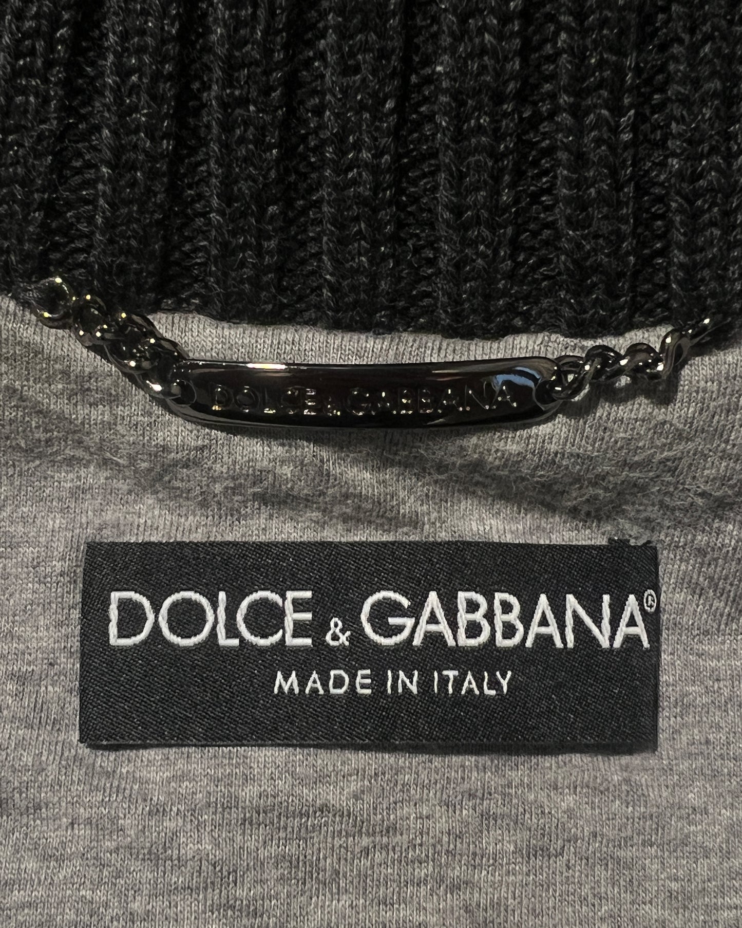 00's DOLCE GABBANA HOODED VEST