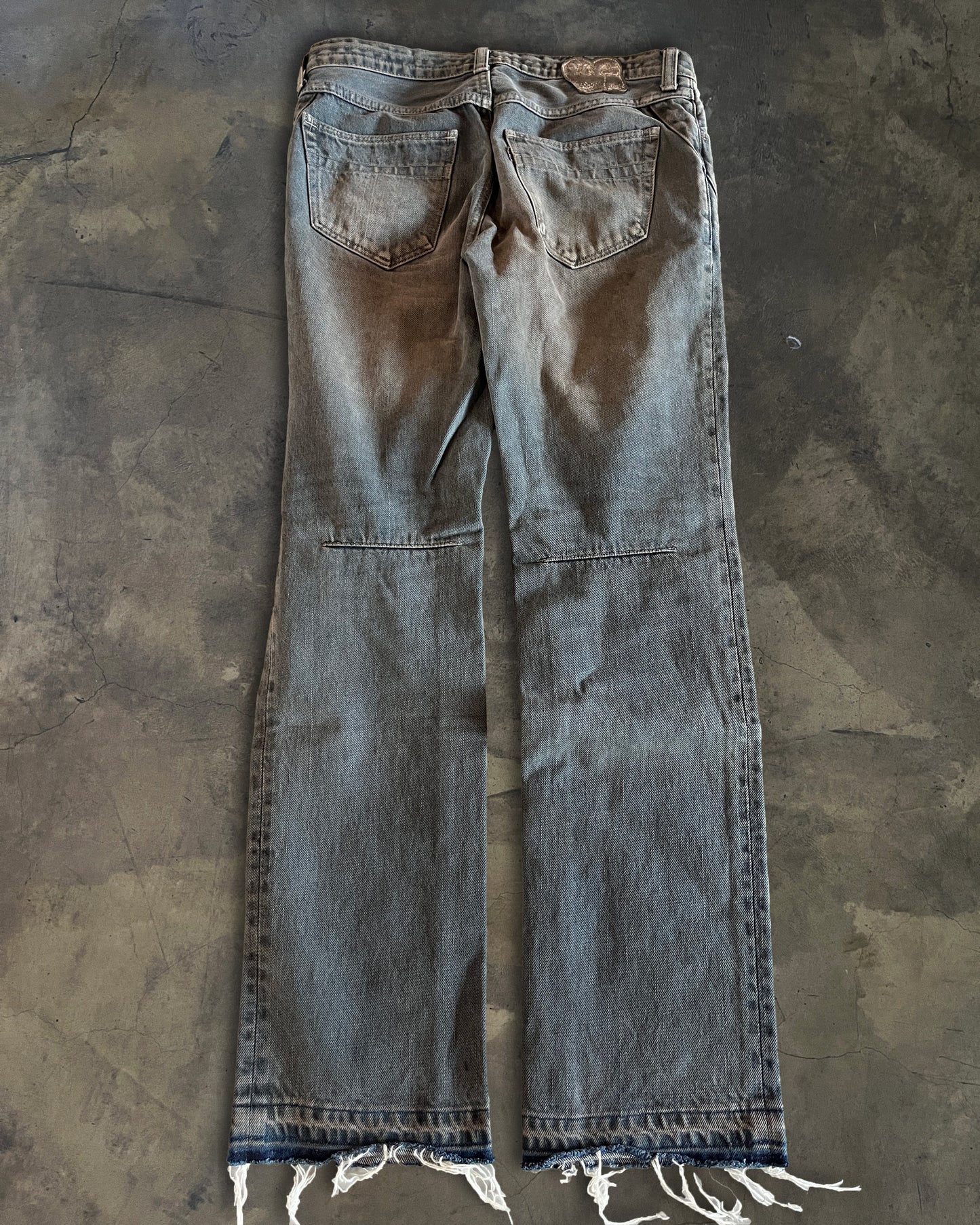 NUMBER (N)INE SS2007 "ABOUT A BOY" MUDWASH PAIN DENIM