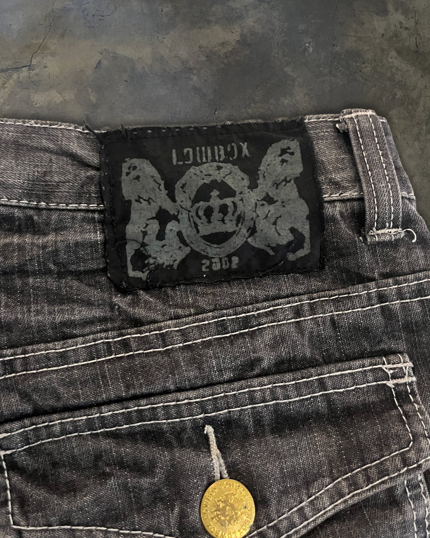 LOWBOX HONEYCOMB DARK WASH DENIM