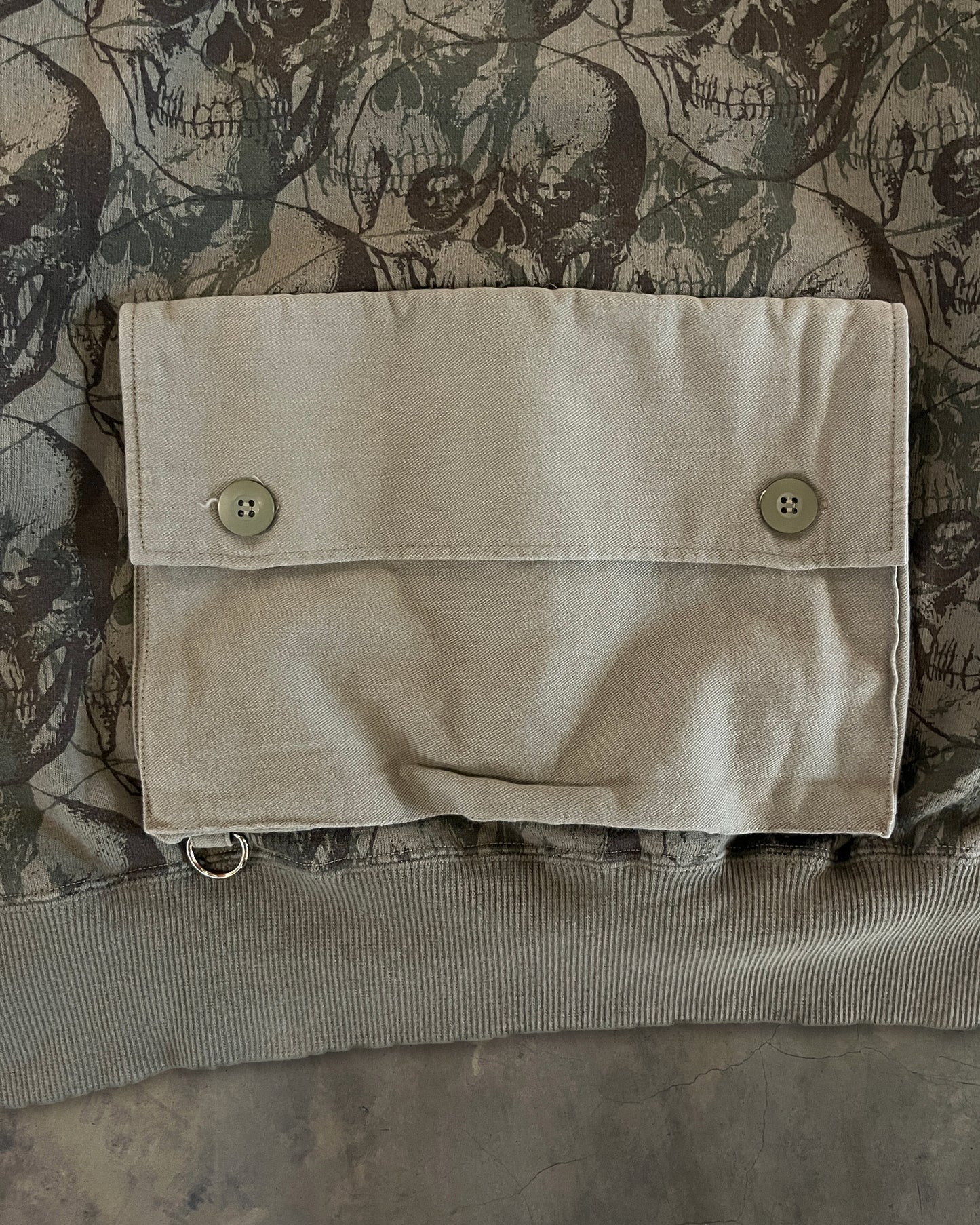 UNDERCOVER AW2003 "PAPERDOLL" BUSH/OSAMA CAMO HOODIE