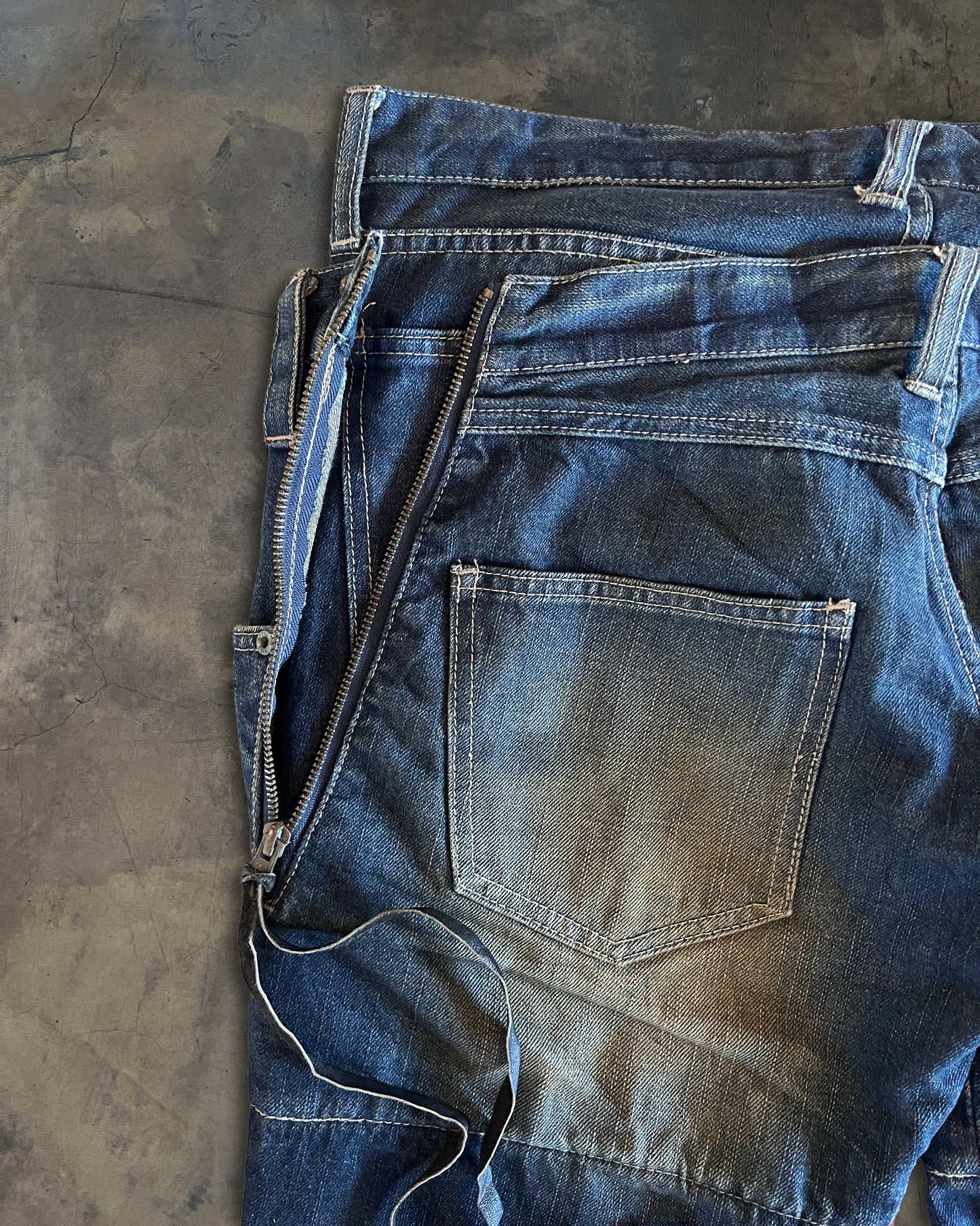 PPFM DOUBLE WAISTED JEANS