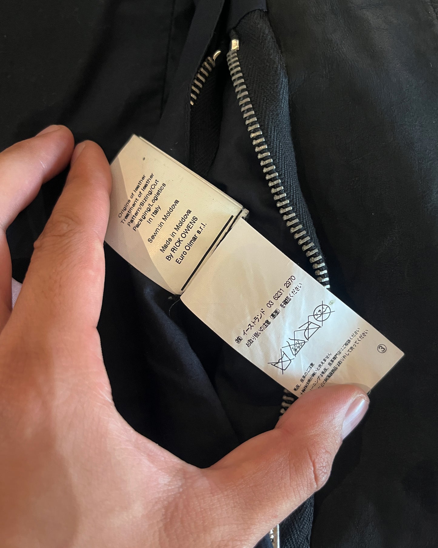 RICK OWENS AW2012 "MOUNTAIN" HIGH NECK INTARSIA