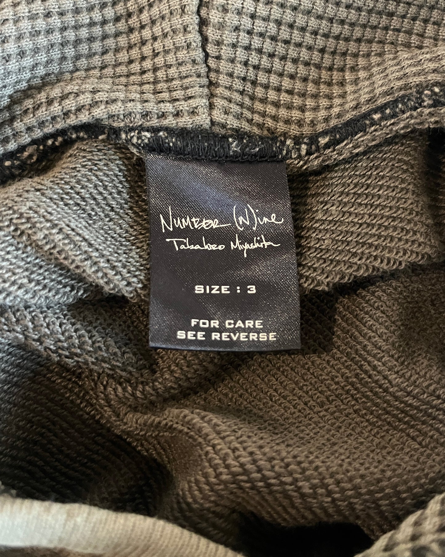 NUMBER (N)INE SS04 DOUBLE SKULL HOODIE