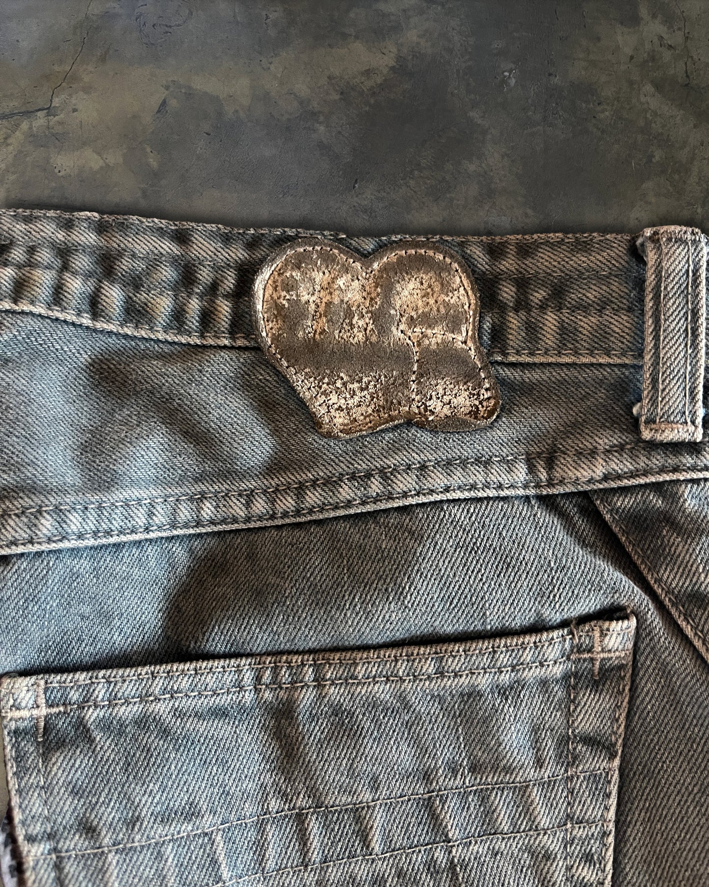 NUMBER (N)INE SS2007 "ABOUT A BOY" MUDWASH PAIN DENIM