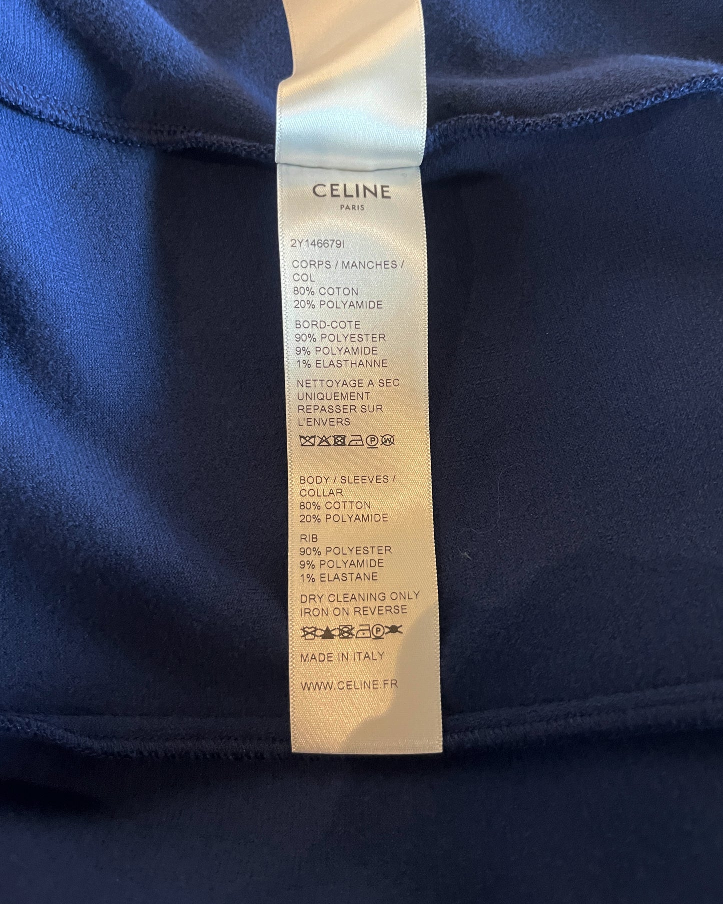 CELINE SS2020 RUNWAY VELOUR TRACK JACKET