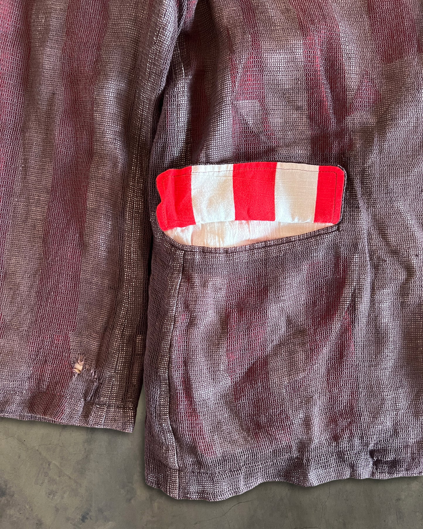 COMME DES GARCONS HOMME HOMME STRIPED BLAZER