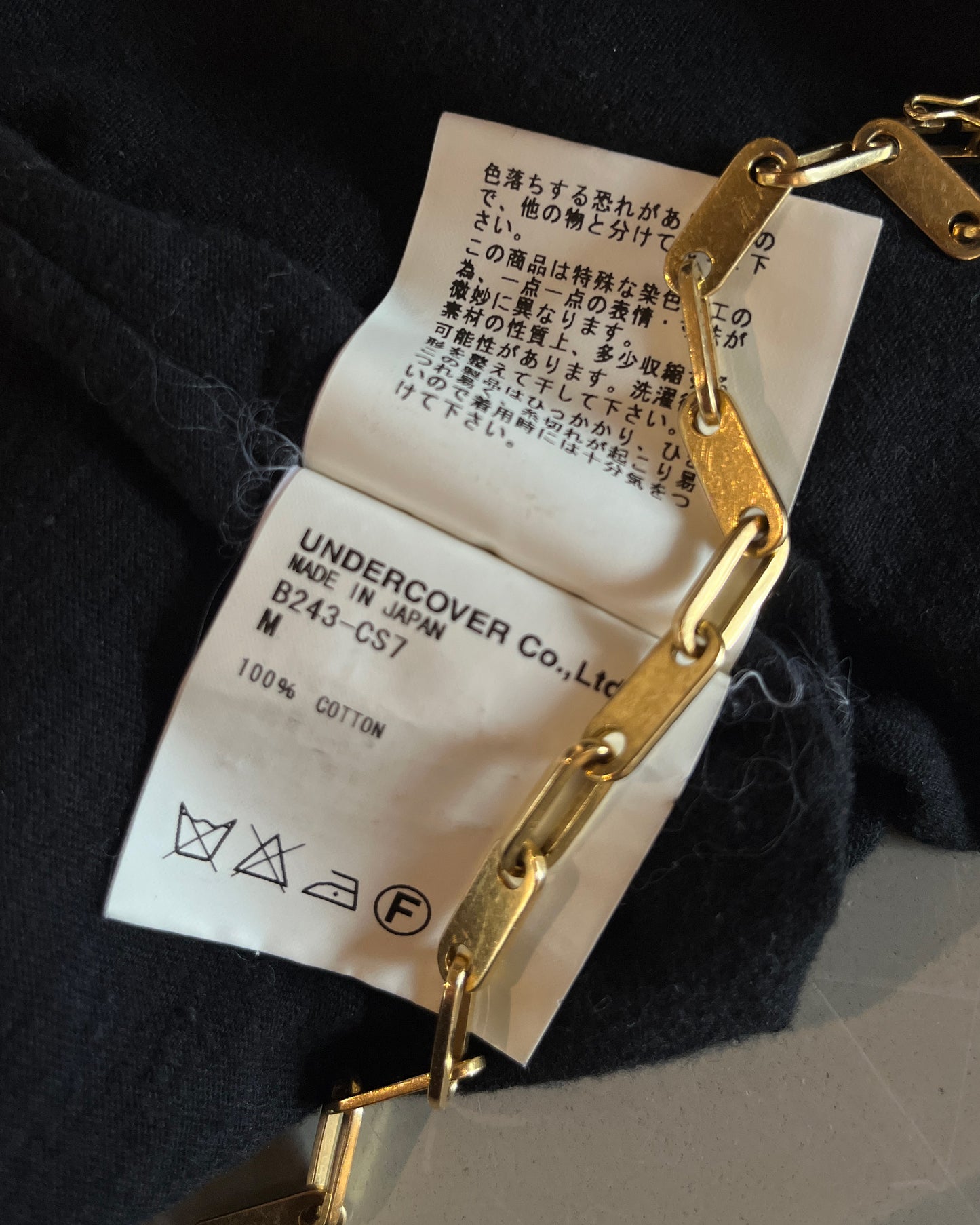 UNDERCOVER AW2004 SICK PATCH LAYERED TEE