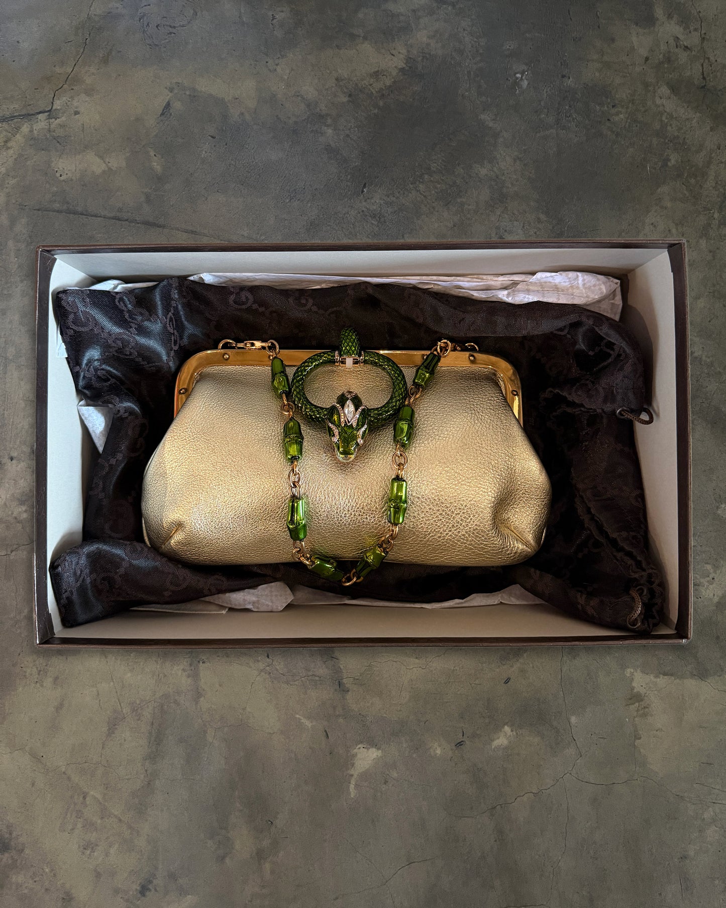 GUCCI SS2004 SERPENT CLUTCH
