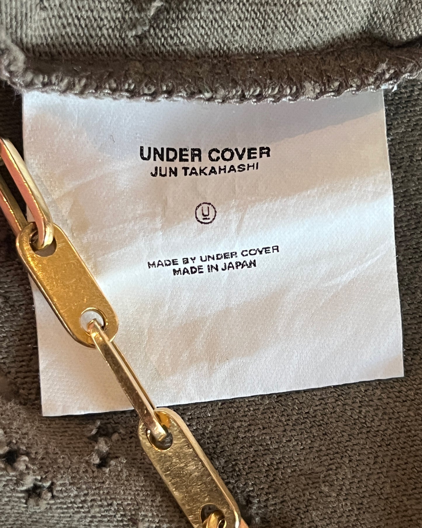 UNDERCOVER AW2003 "PAPERDOLL" BUSH/OSAMA CAMO LONG SLEEVE