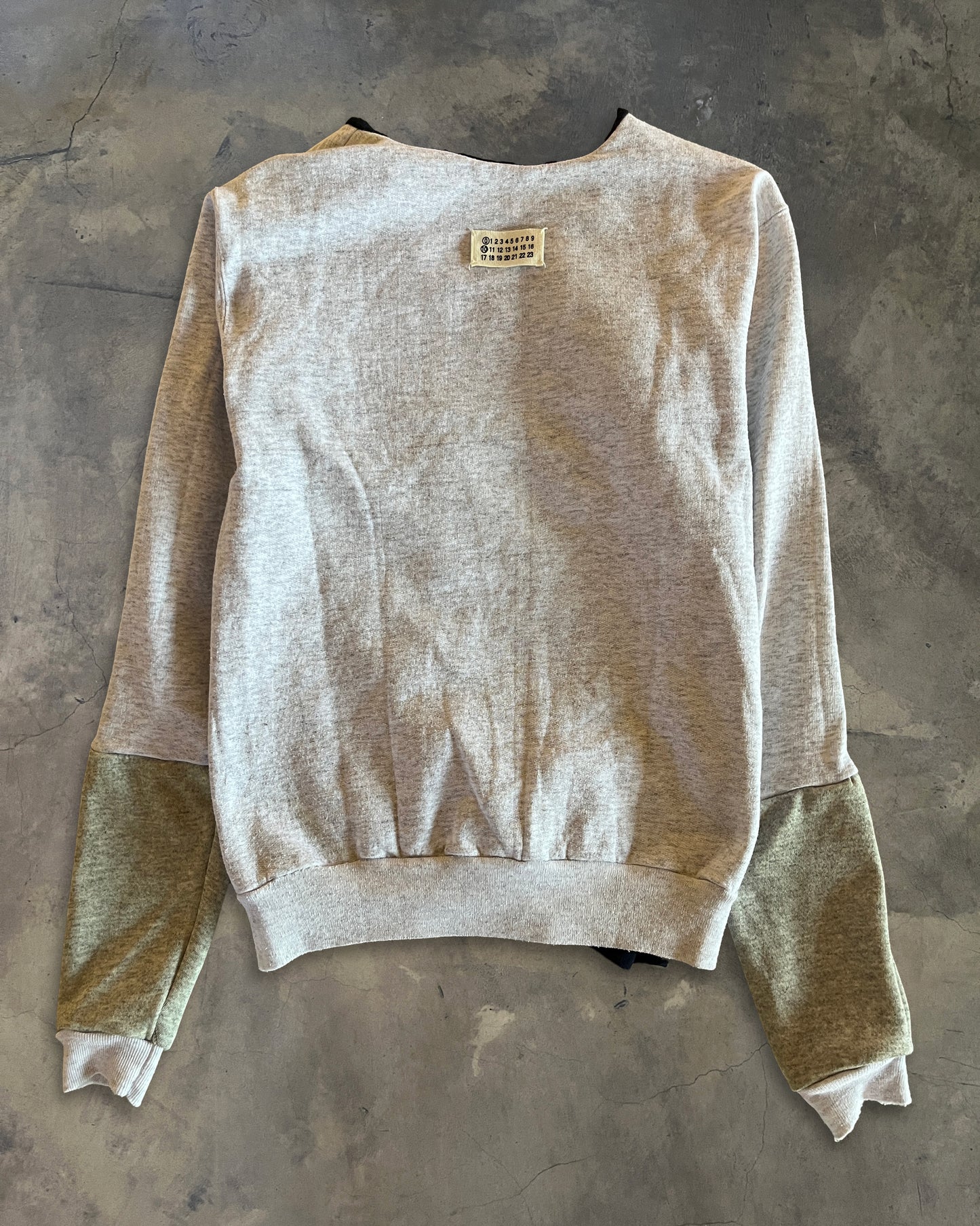 MAISON MARGIELA SS2005 ARTISINAL REVERSIBLE SWEATER