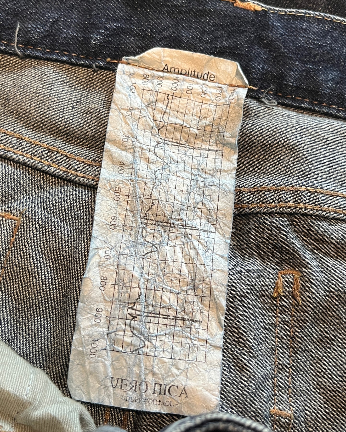 VERONICA GUERILLA FLARE LACE UP DENIM