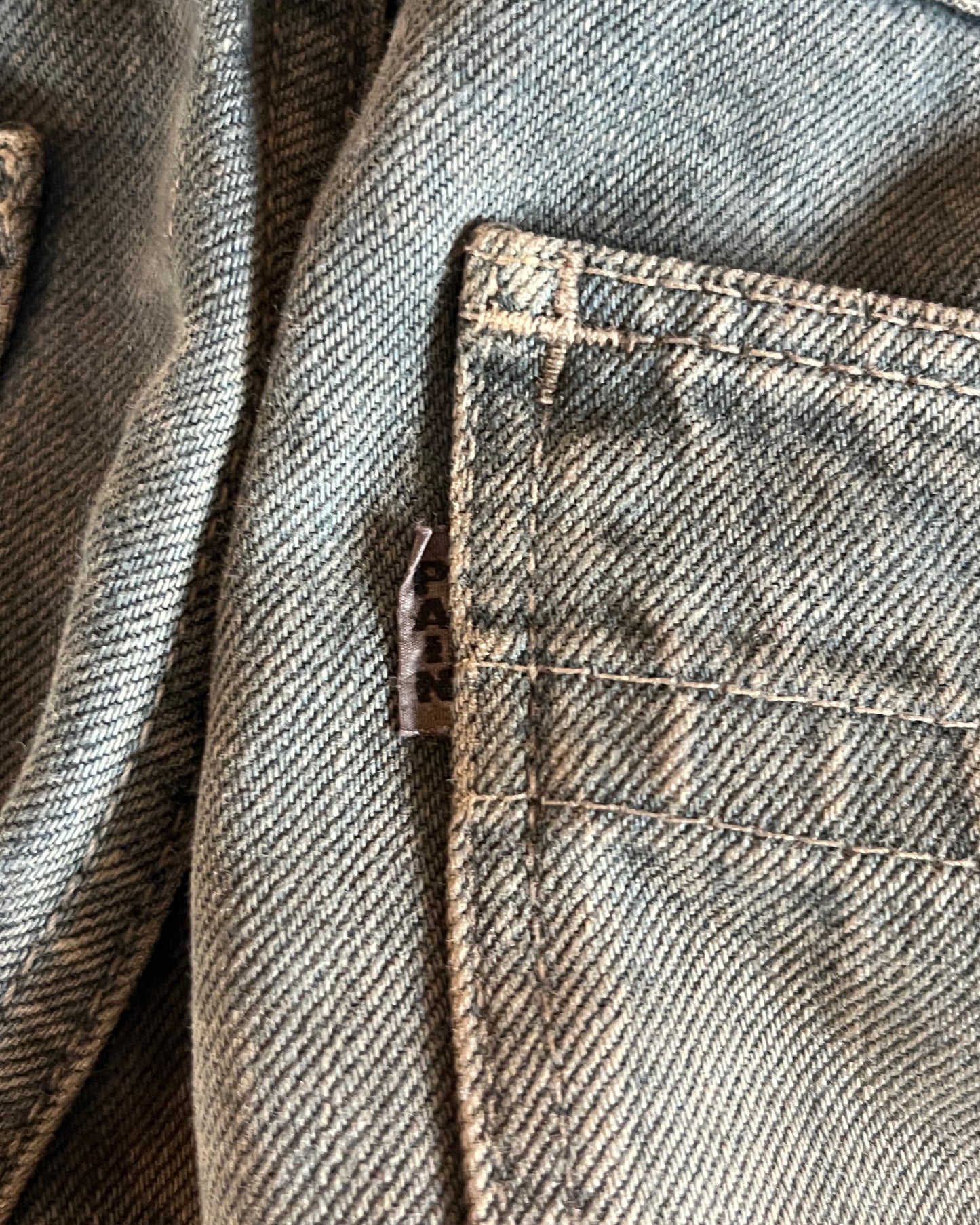 NUMBER (N)INE SS2007 "ABOUT A BOY" MUDWASH PAIN DENIM