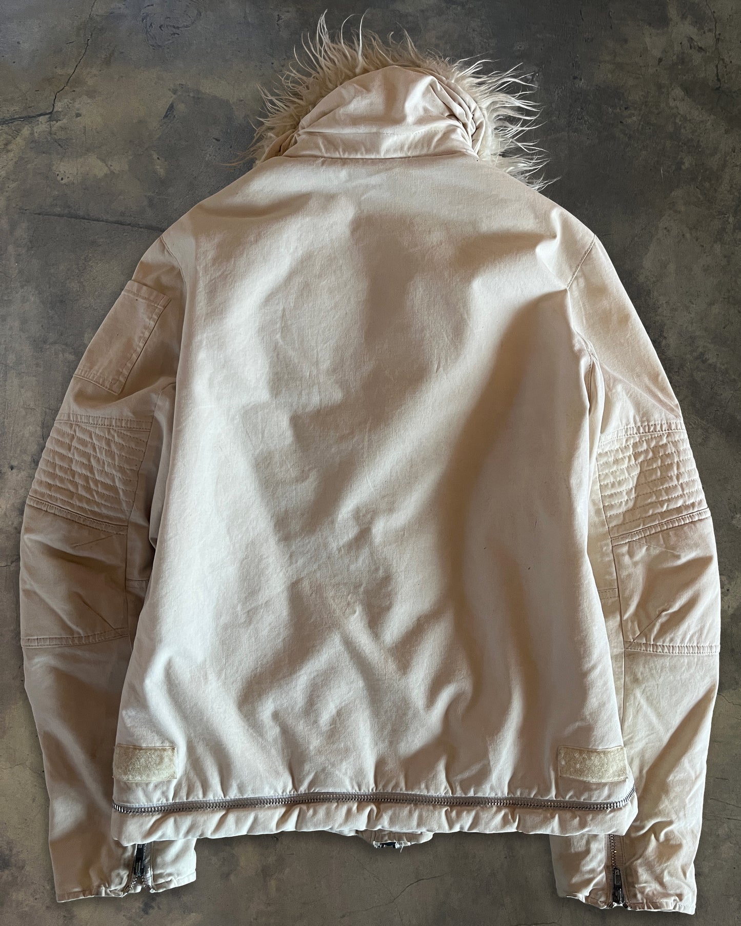 HELMUT LANG AW1999 VINTAGE COTTON ASTRO BIKER JACKET