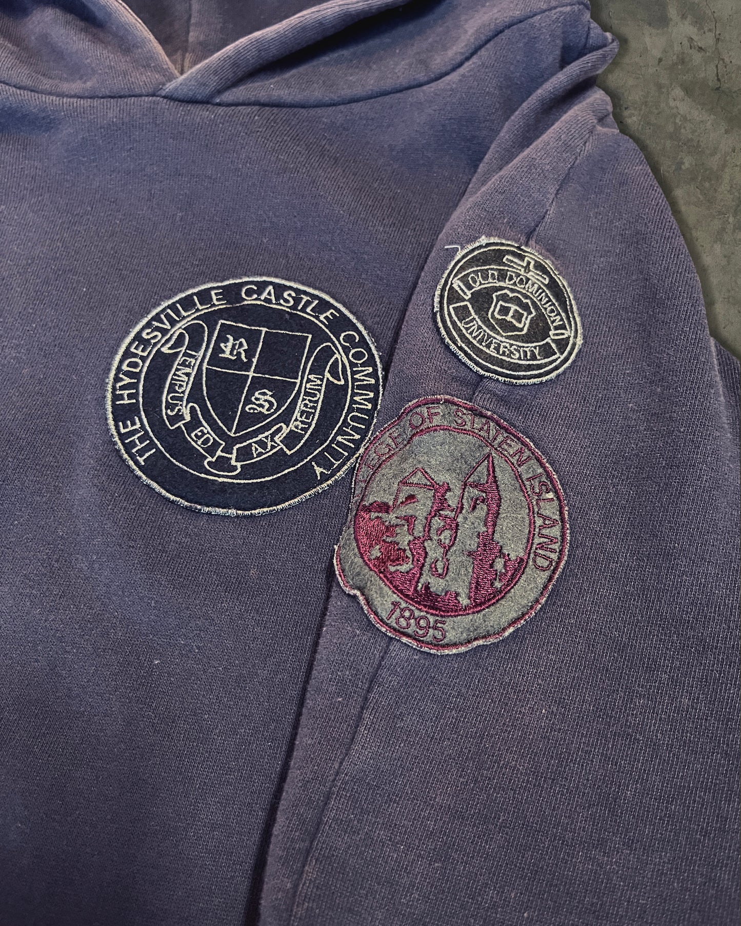 RAF SIMONS AW2000-2001 “CONFUSION” PATCH WORK HOODIE.