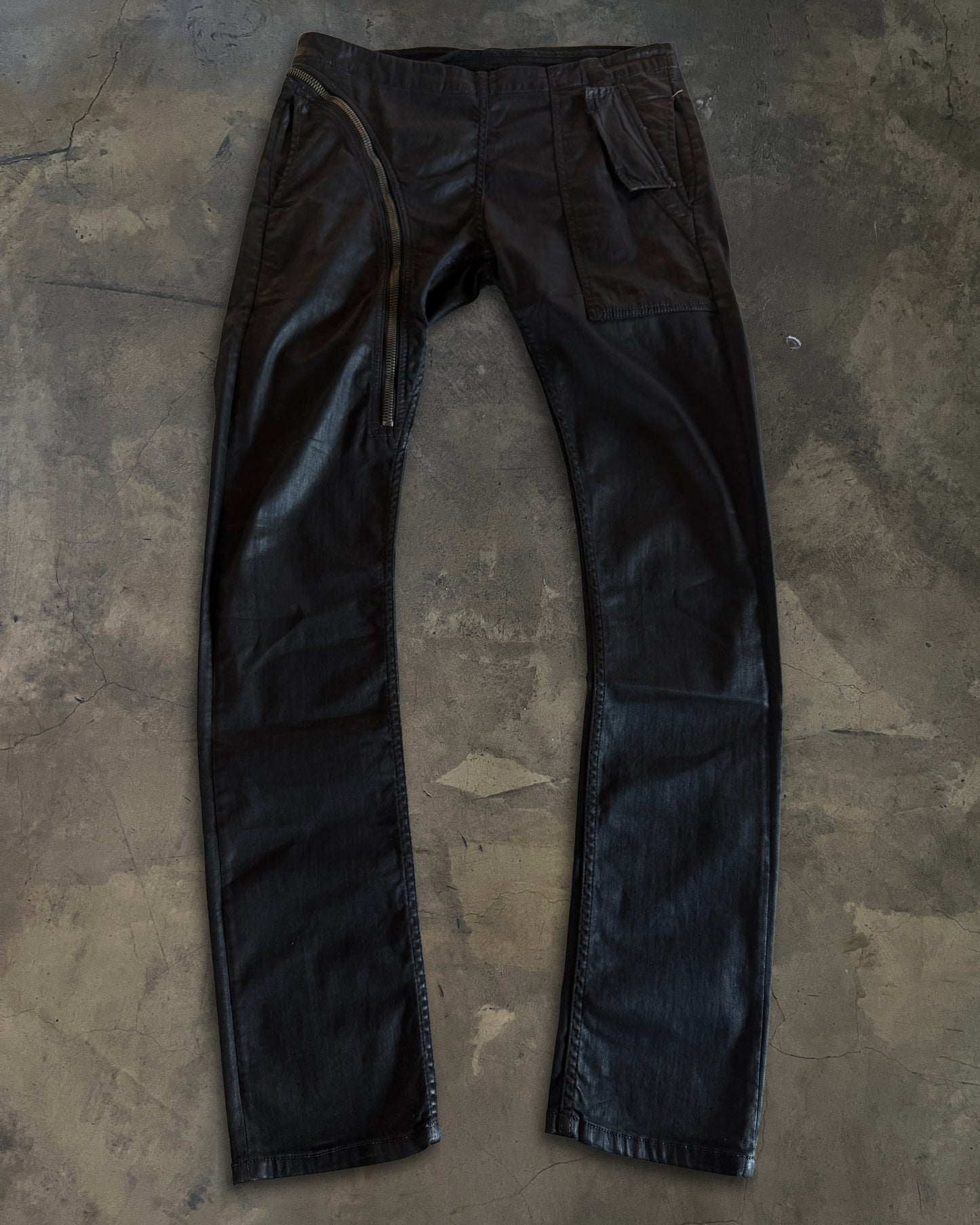 RICK OWENS AW2015 "SPHINX" DRKSHDW WAXED AIRCUTS