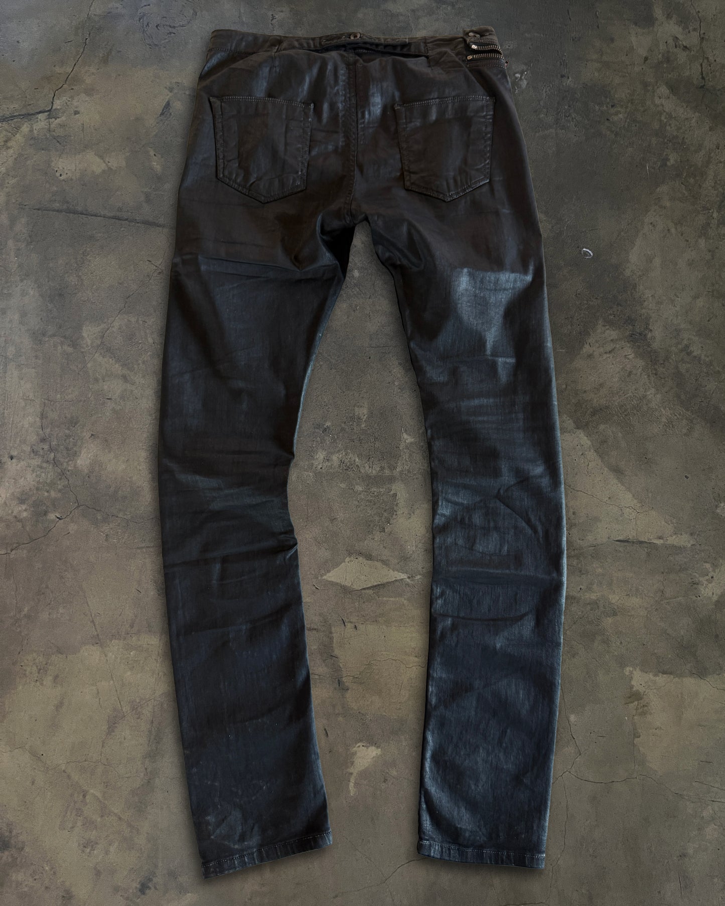 RICK OWENS AW2015 "SPHINX" DRKSHDW WAXED AIRCUTS