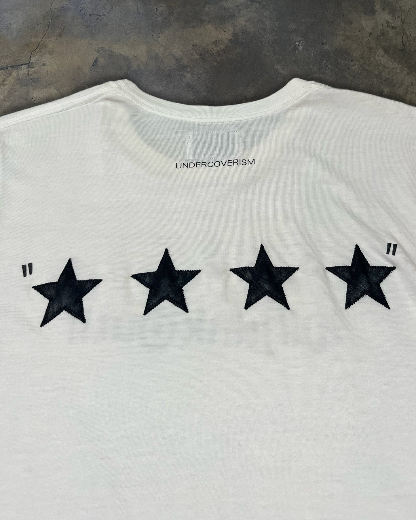 UNDERCOVER X FRAGMENT SS2004 "ALL JUNK OUT" TEE