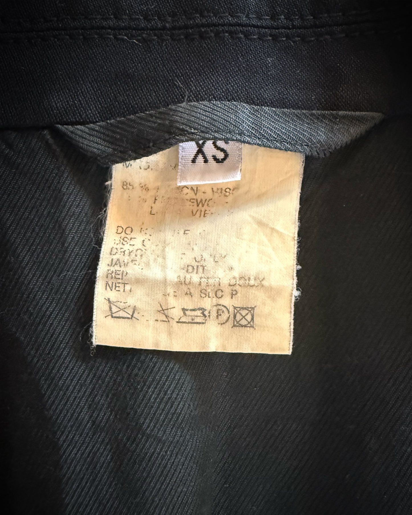 ANN DEMEULESMEESTER SS1998 RUNWAY LAPEL PAOCKET BLAZER