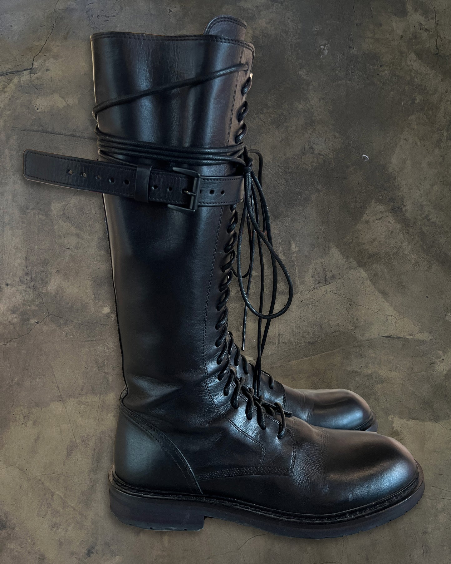 ANN DEMEULEMEESTER DANNY HIGH BOOTS