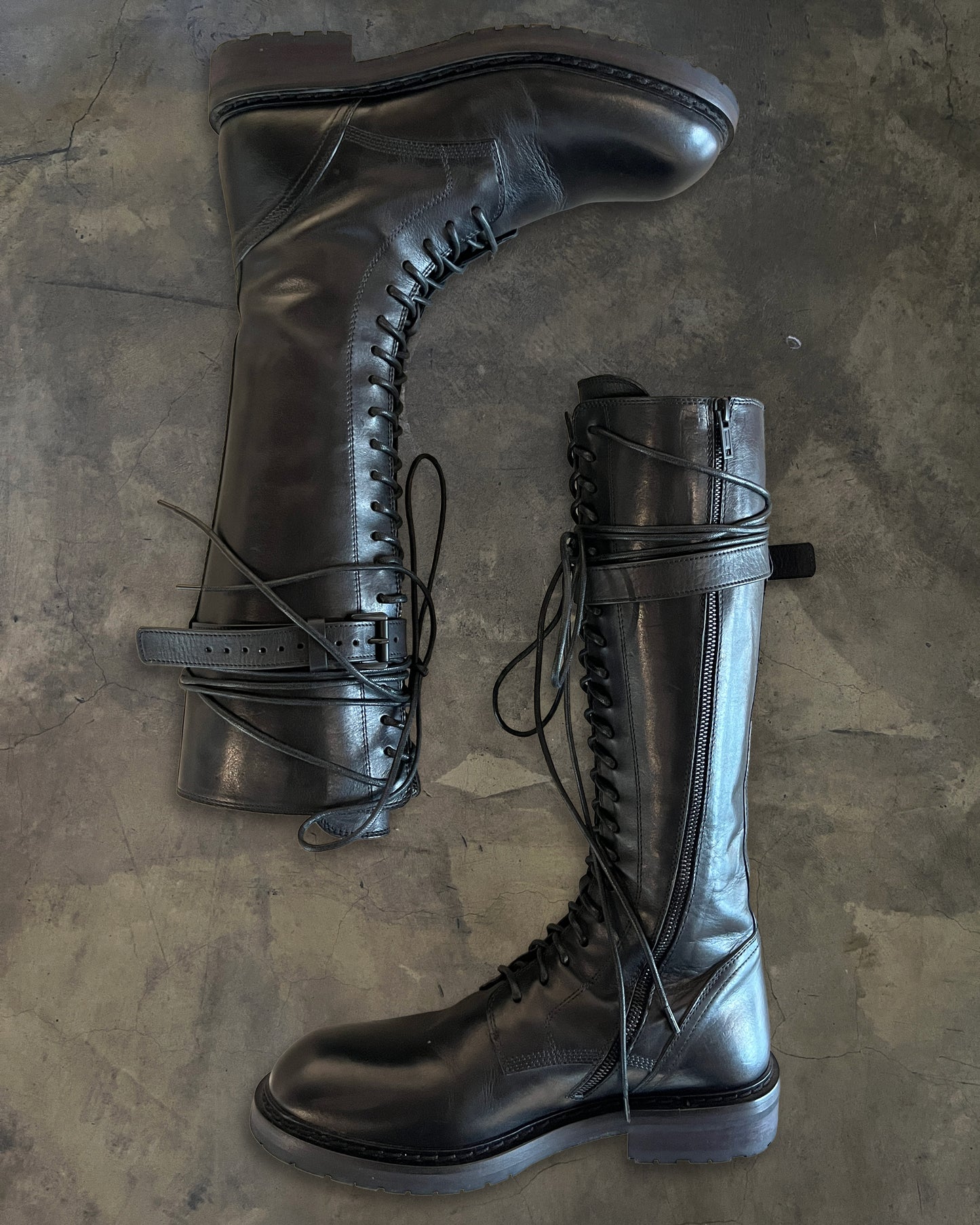 ANN DEMEULEMEESTER DANNY HIGH BOOTS