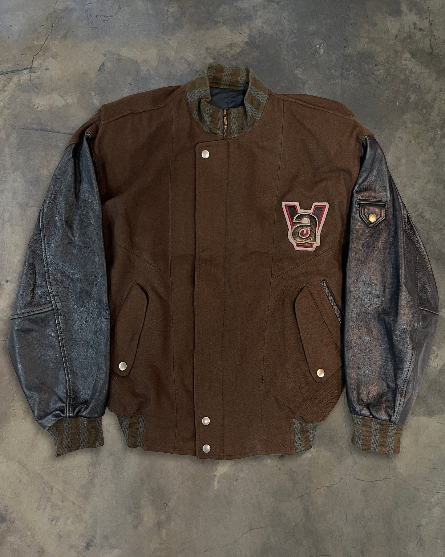 80s ARRSTON VOLAJU BY KOSHIN SATOH VARSITY JACKET