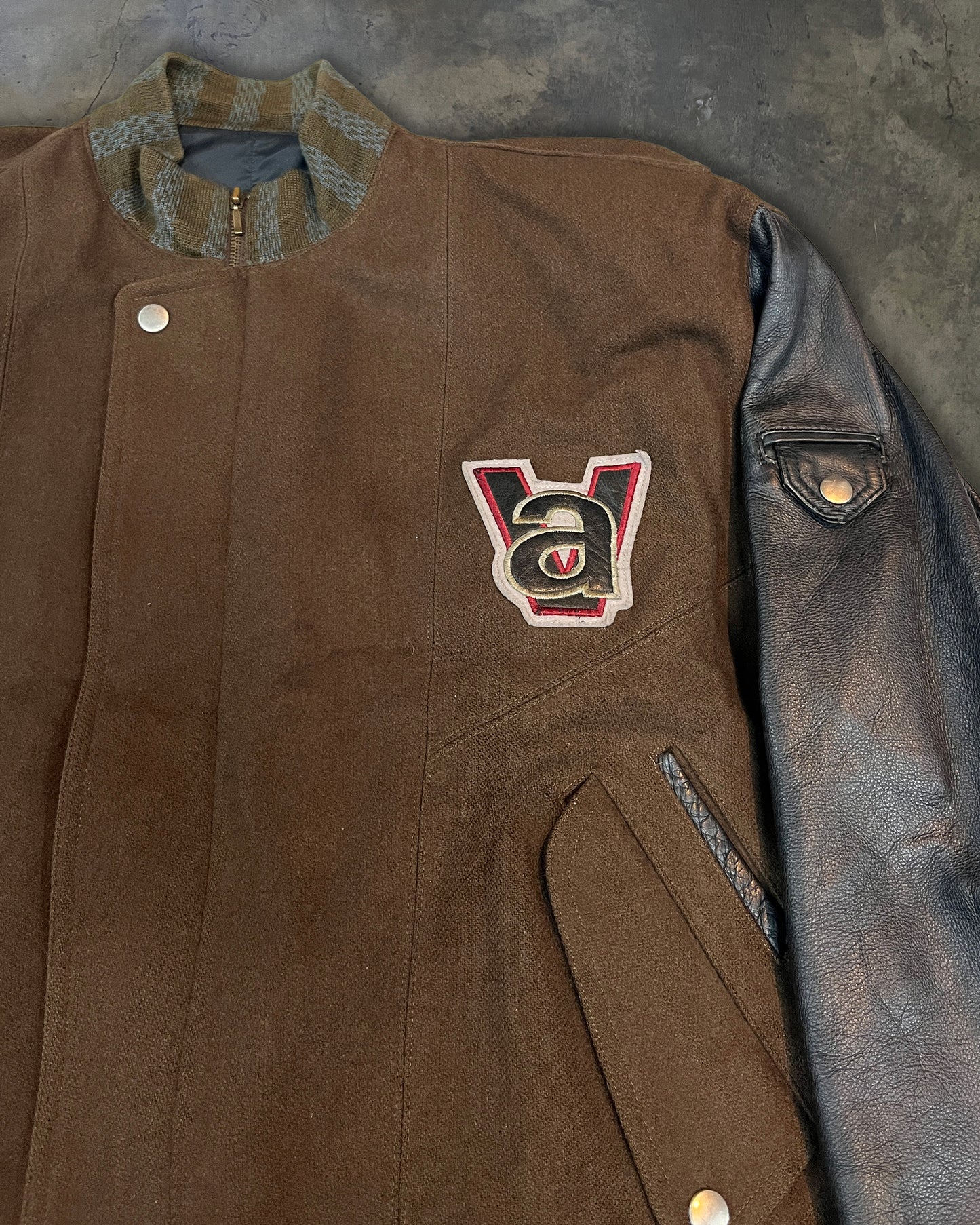 80s ARRSTON VOLAJU BY KOSHIN SATOH VARSITY JACKET