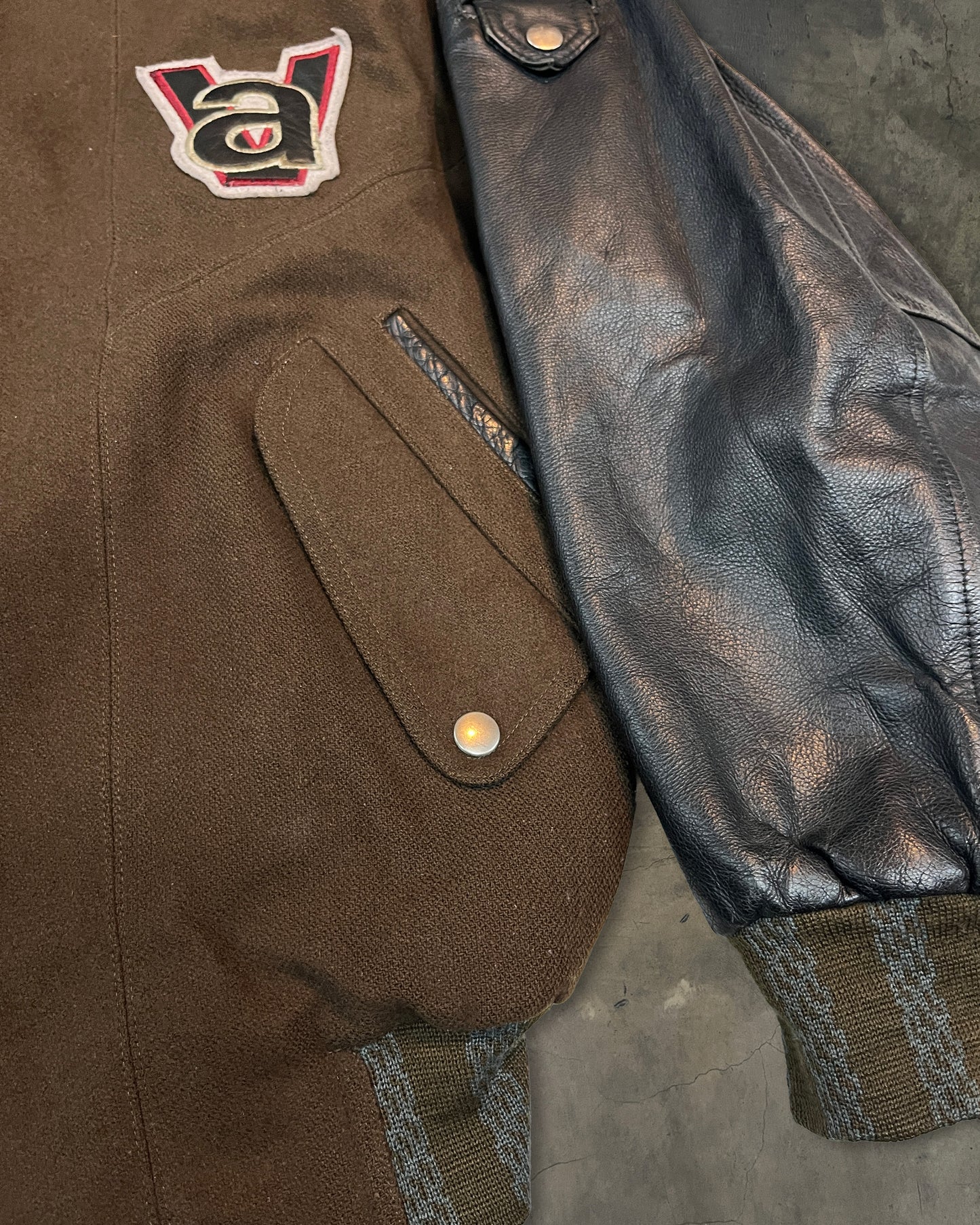 80s ARRSTON VOLAJU BY KOSHIN SATOH VARSITY JACKET