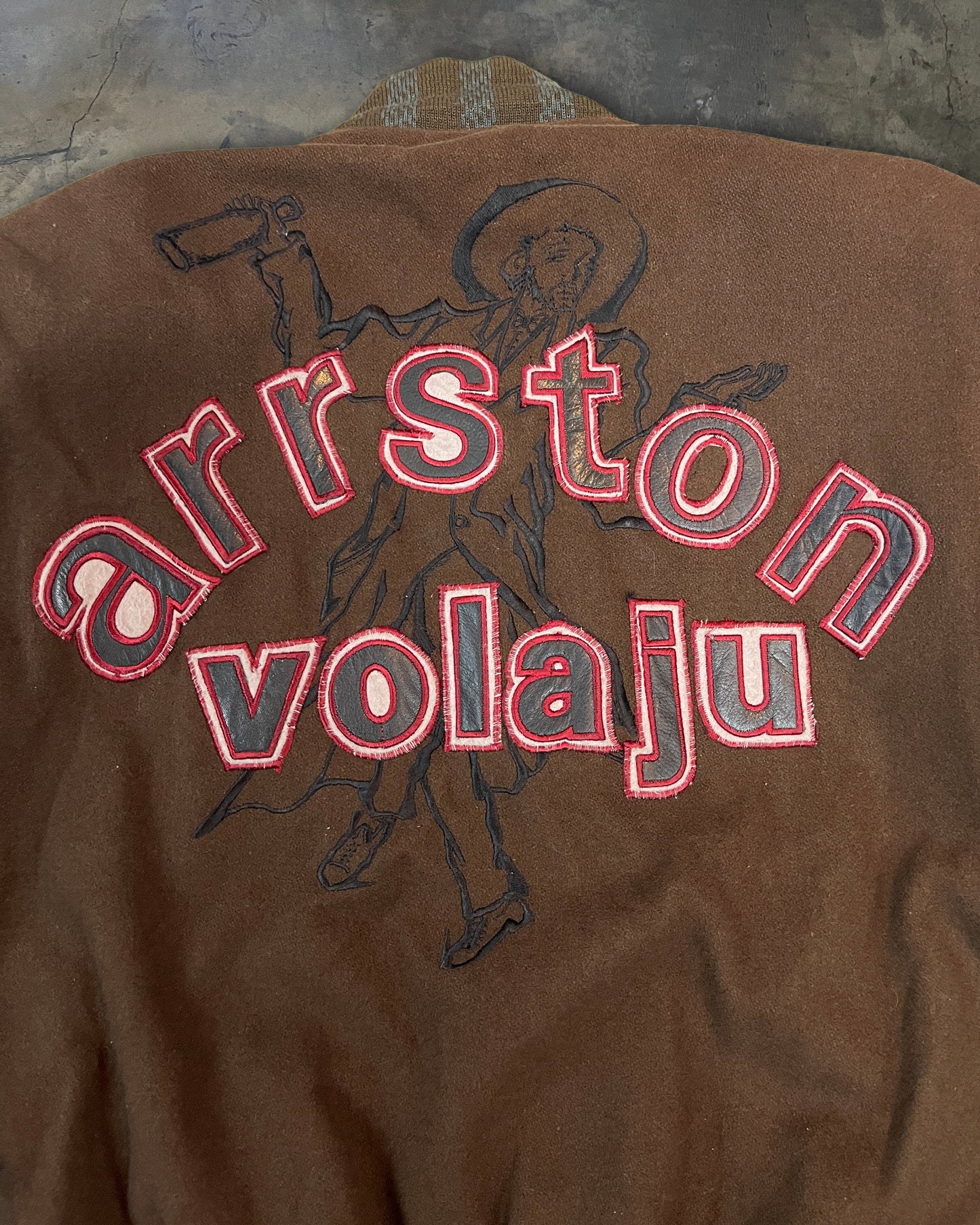 80s ARRSTON VOLAJU BY KOSHIN SATOH VARSITY JACKET