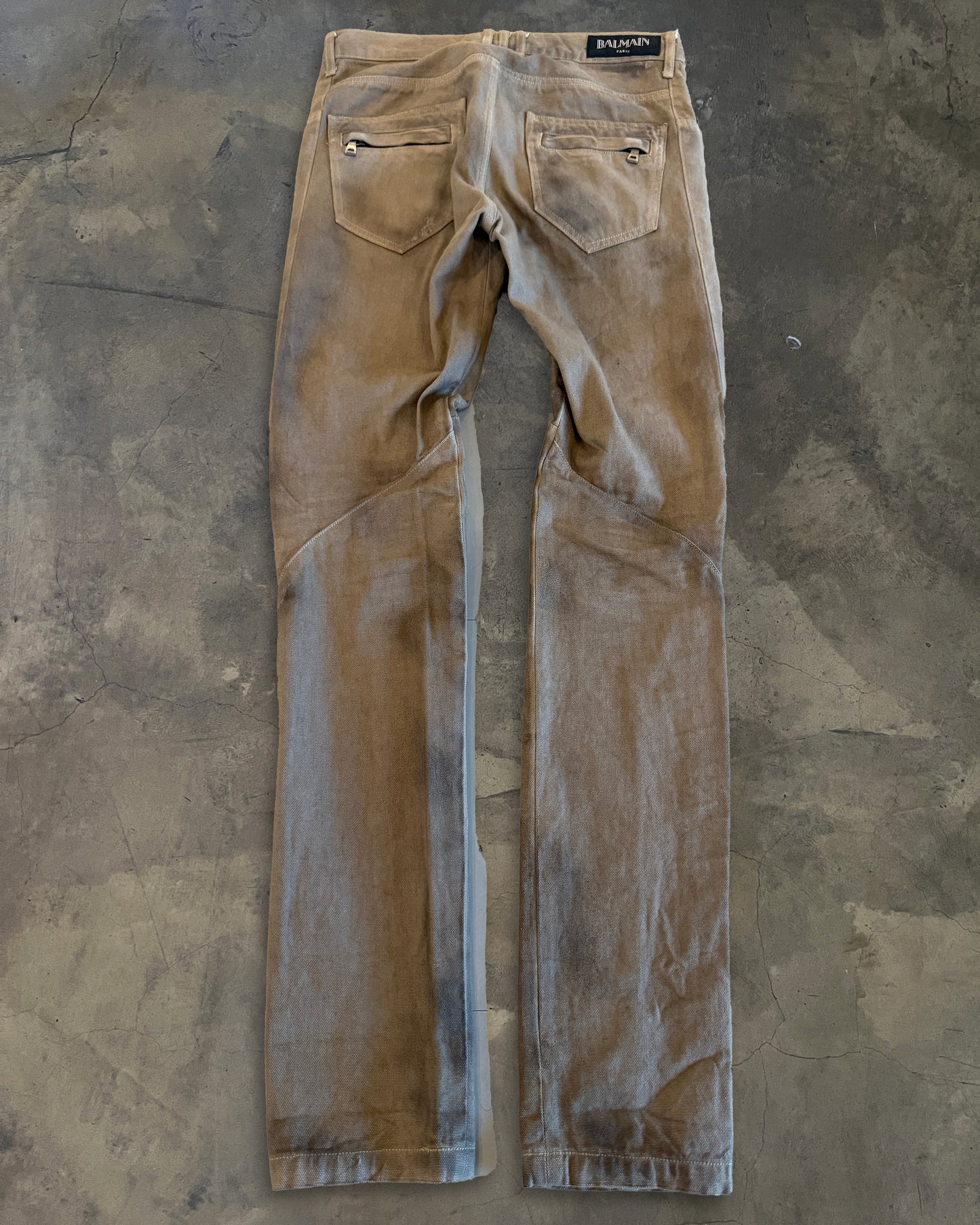 BALMAIN SS2013 CANVAS BIKERS