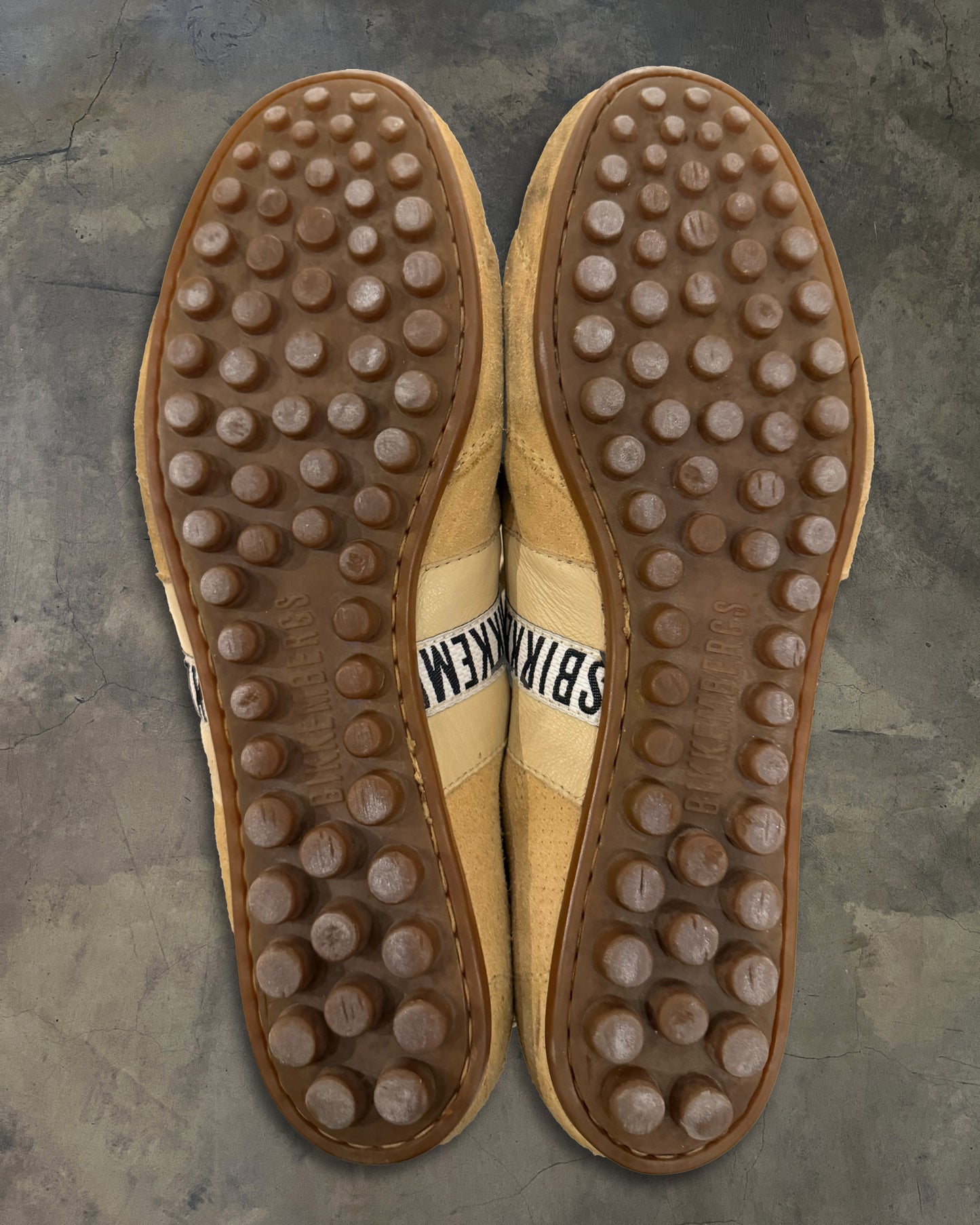 DIRK BIKKEMBERGS SEUDE SOCCER SNEAKERS