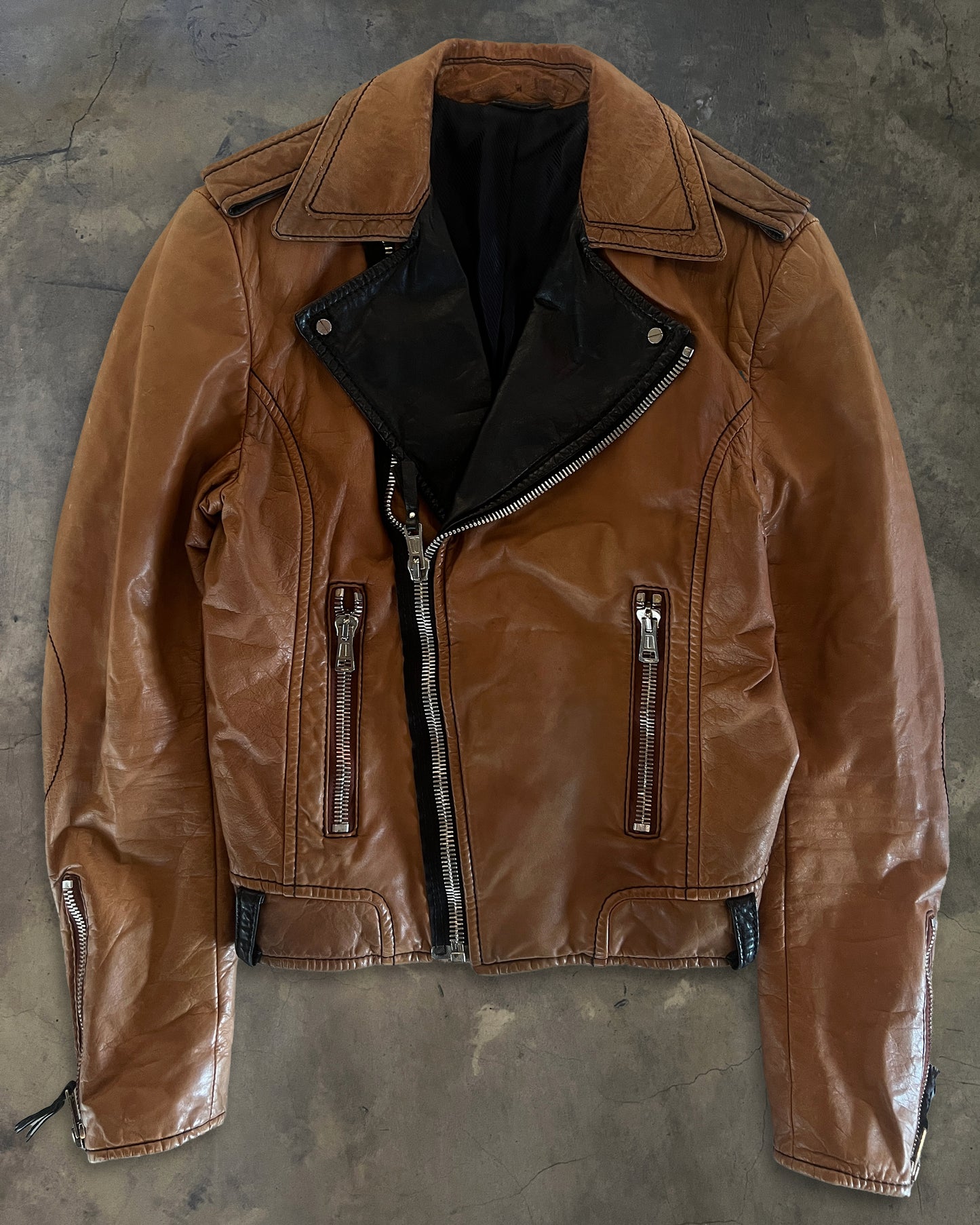 BALENCIAGA FW2008 LEATHER RIDERS JACKET