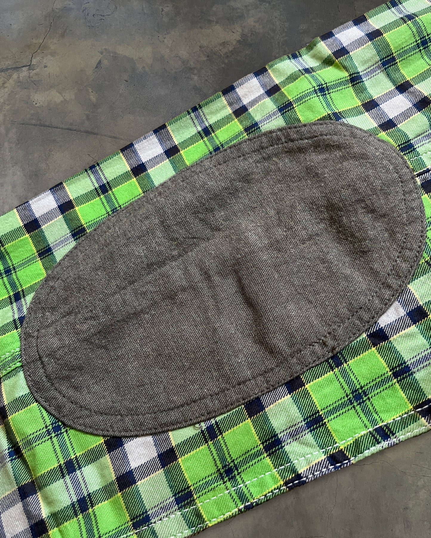 JUNYA WATANABE CDG AD2020 MULTI PANELLED FLANNEL