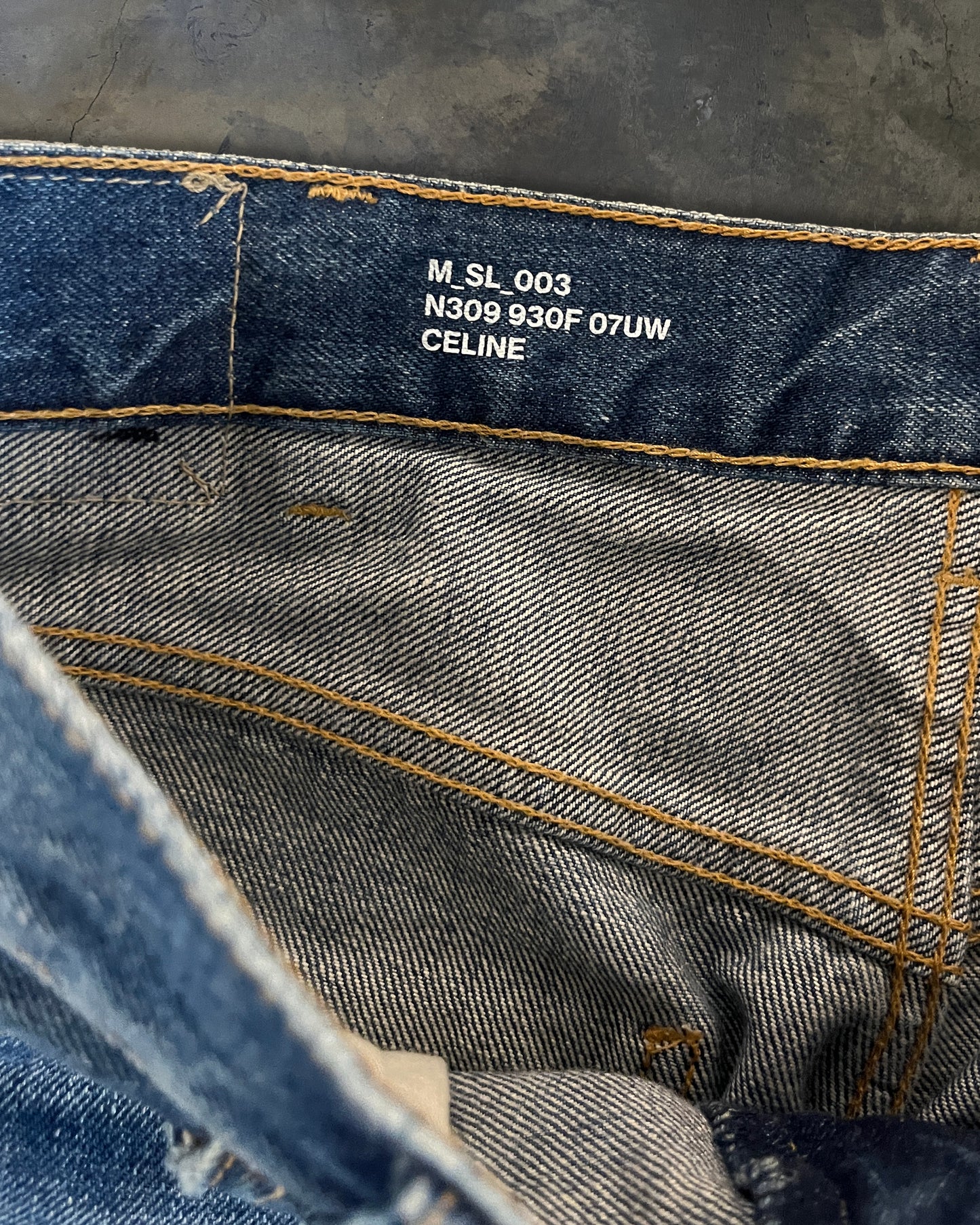 CELINE SS2020 LOU WASH DENIM