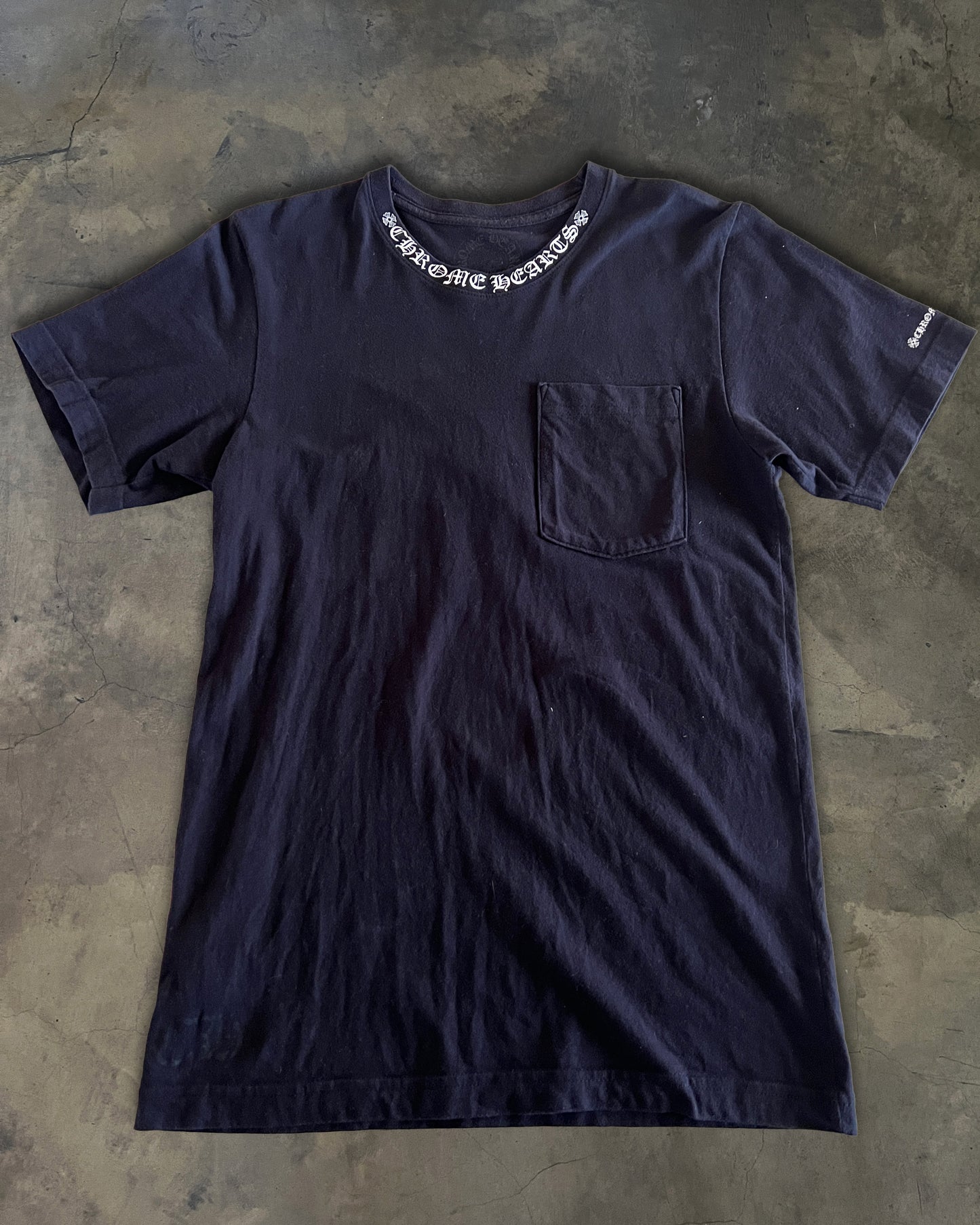 CHROME HEARTS NECK COLLAR PRINT TEE