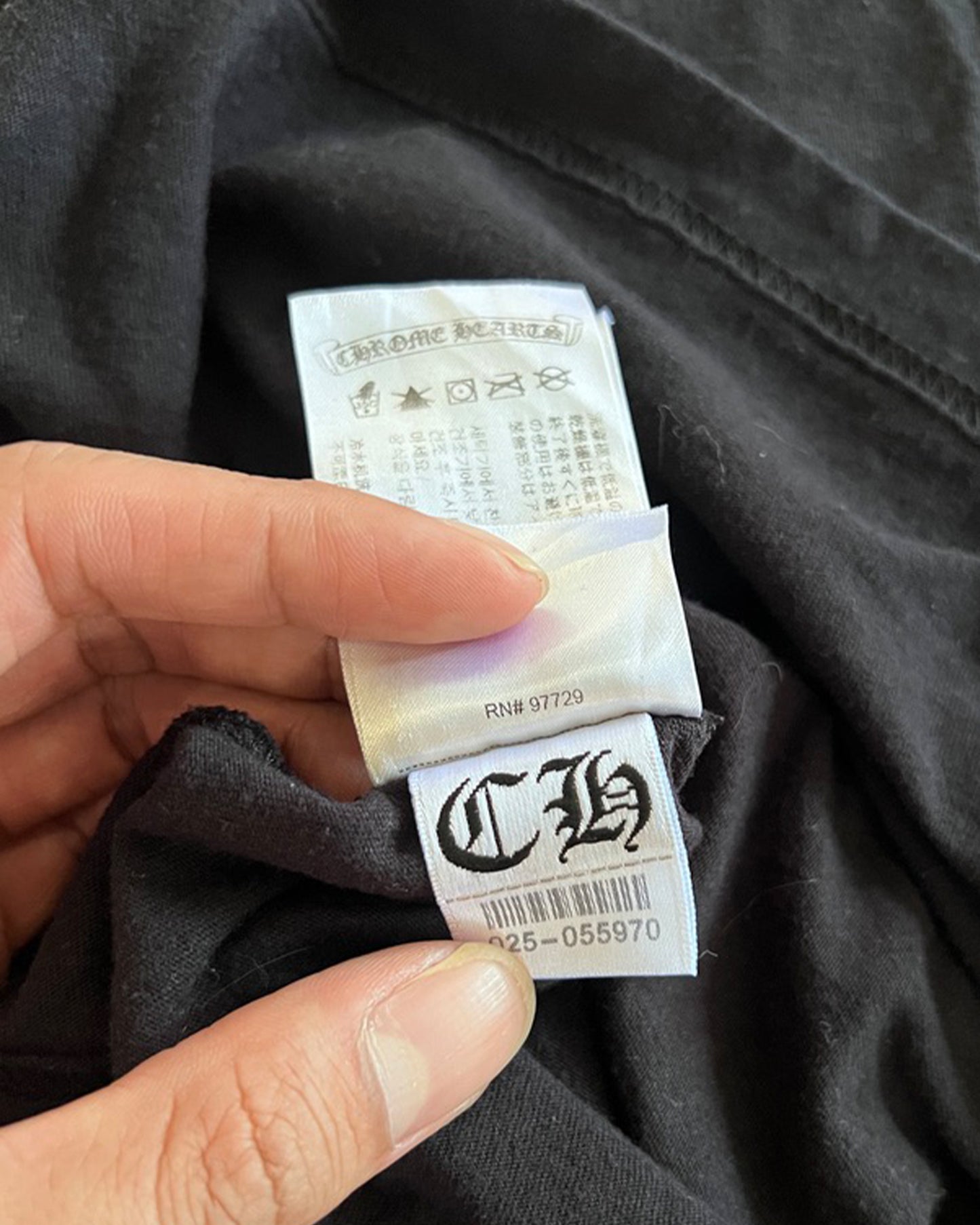 CHROME HEARTS NECK COLLAR PRINT TEE