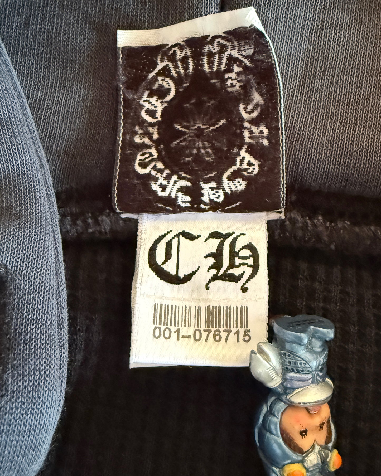 VINTAGE CHROME HEARTS WAFFLE KNIT MALIBU HOODIE