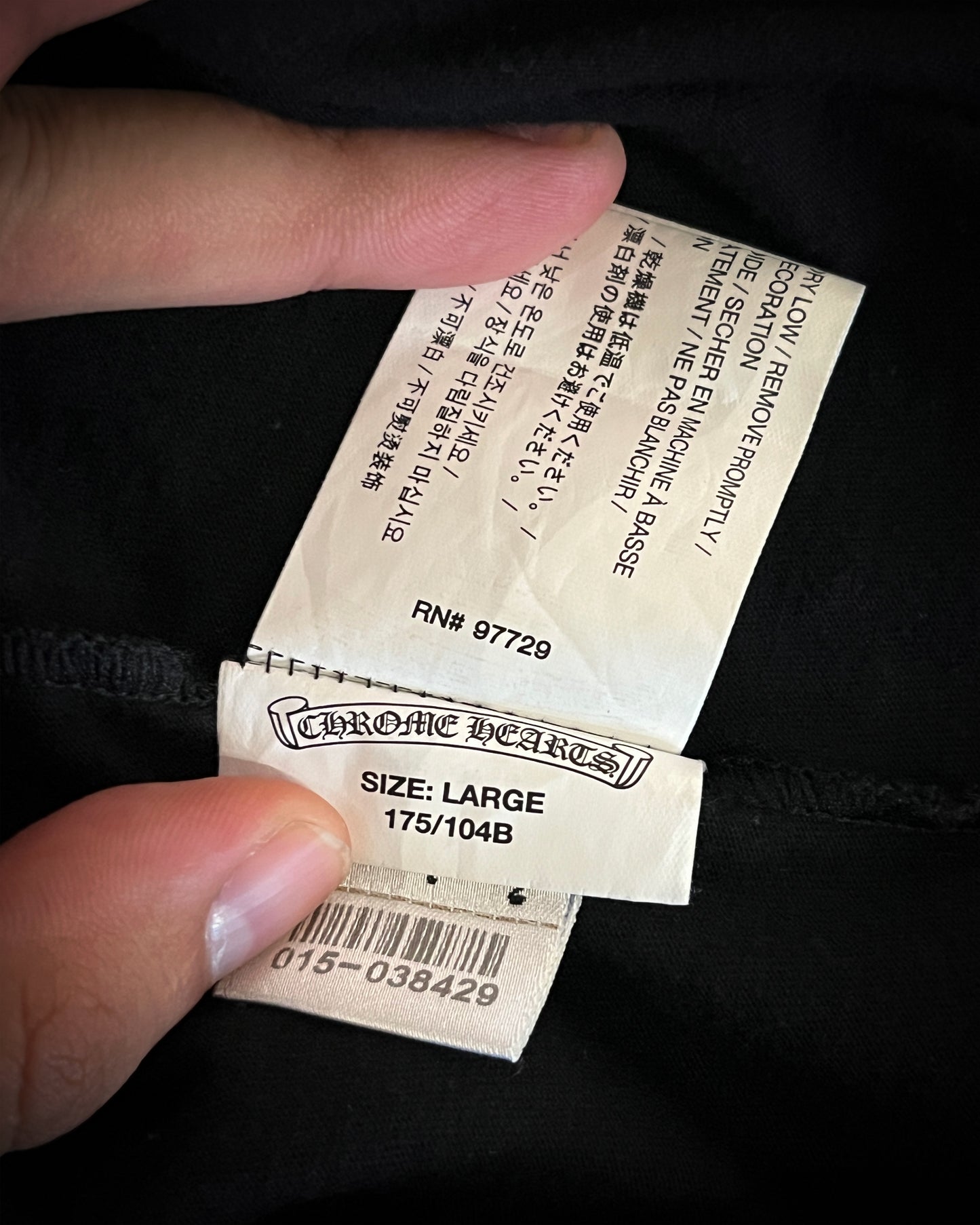 VINTAGE CHROME HEARTS DAGGER TEE