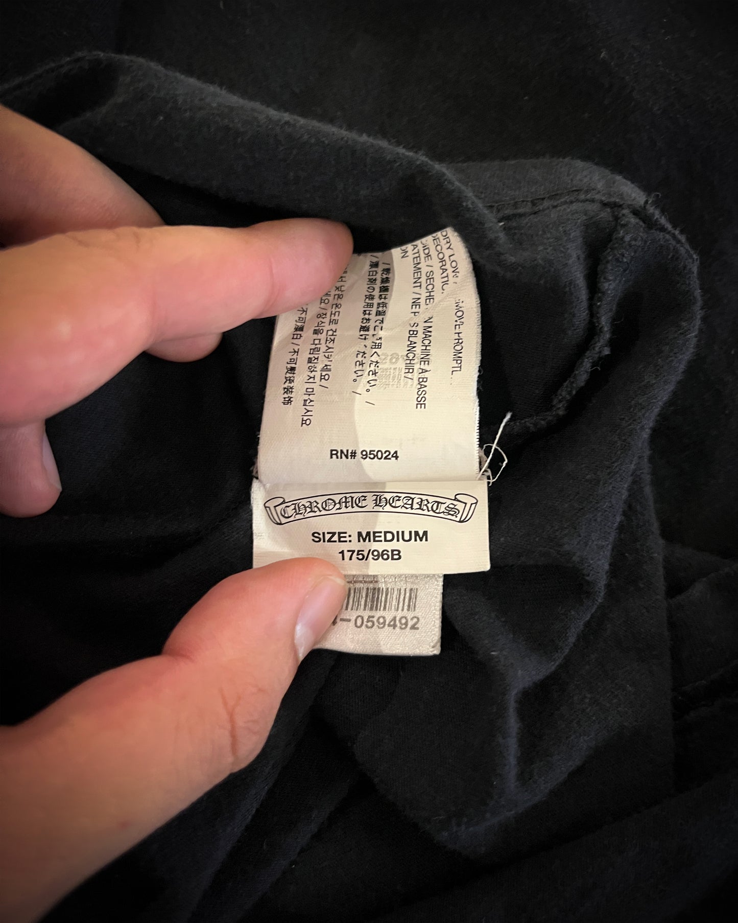 VINTAGE CHROME HEARTS HOLLYWOOD FUCK YOU TEE