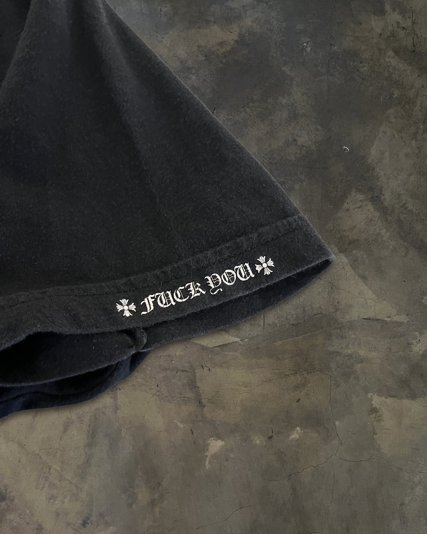 VINTAGE CHROME HEARTS HOLLYWOOD FUCK YOU TEE