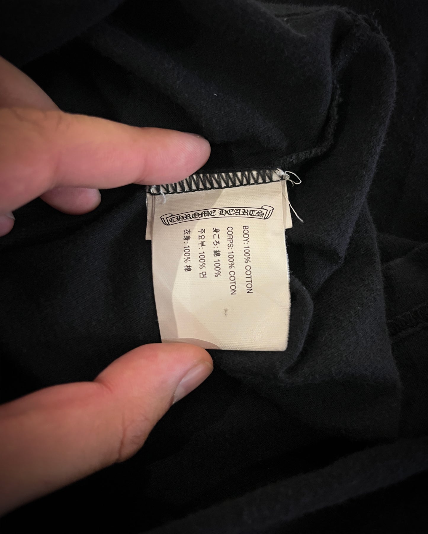 VINTAGE CHROME HEARTS HOLLYWOOD FUCK YOU TEE