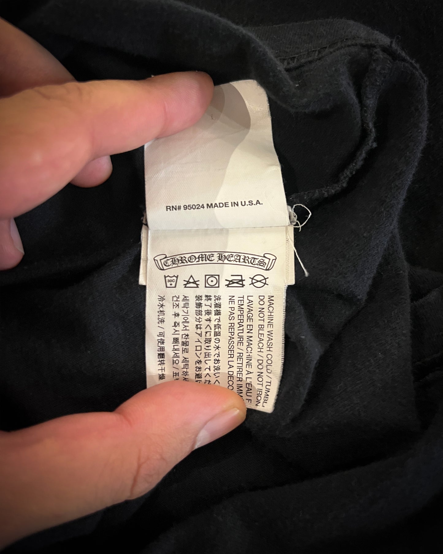 VINTAGE CHROME HEARTS HOLLYWOOD FUCK YOU TEE