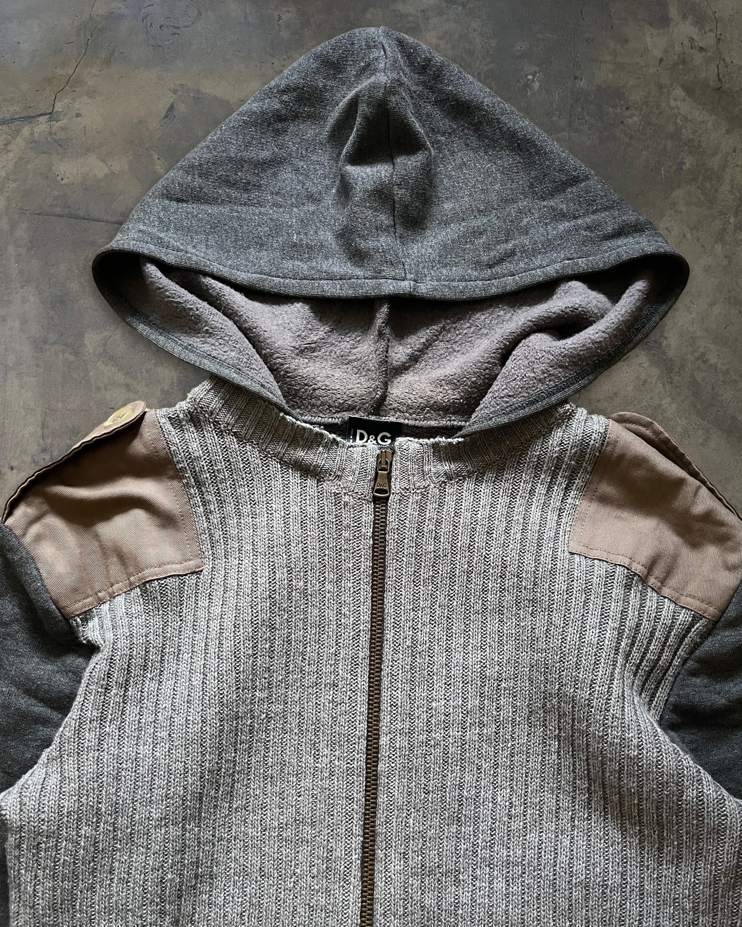 DOLCE GABBANA AW2003 MILITARY HOODIE