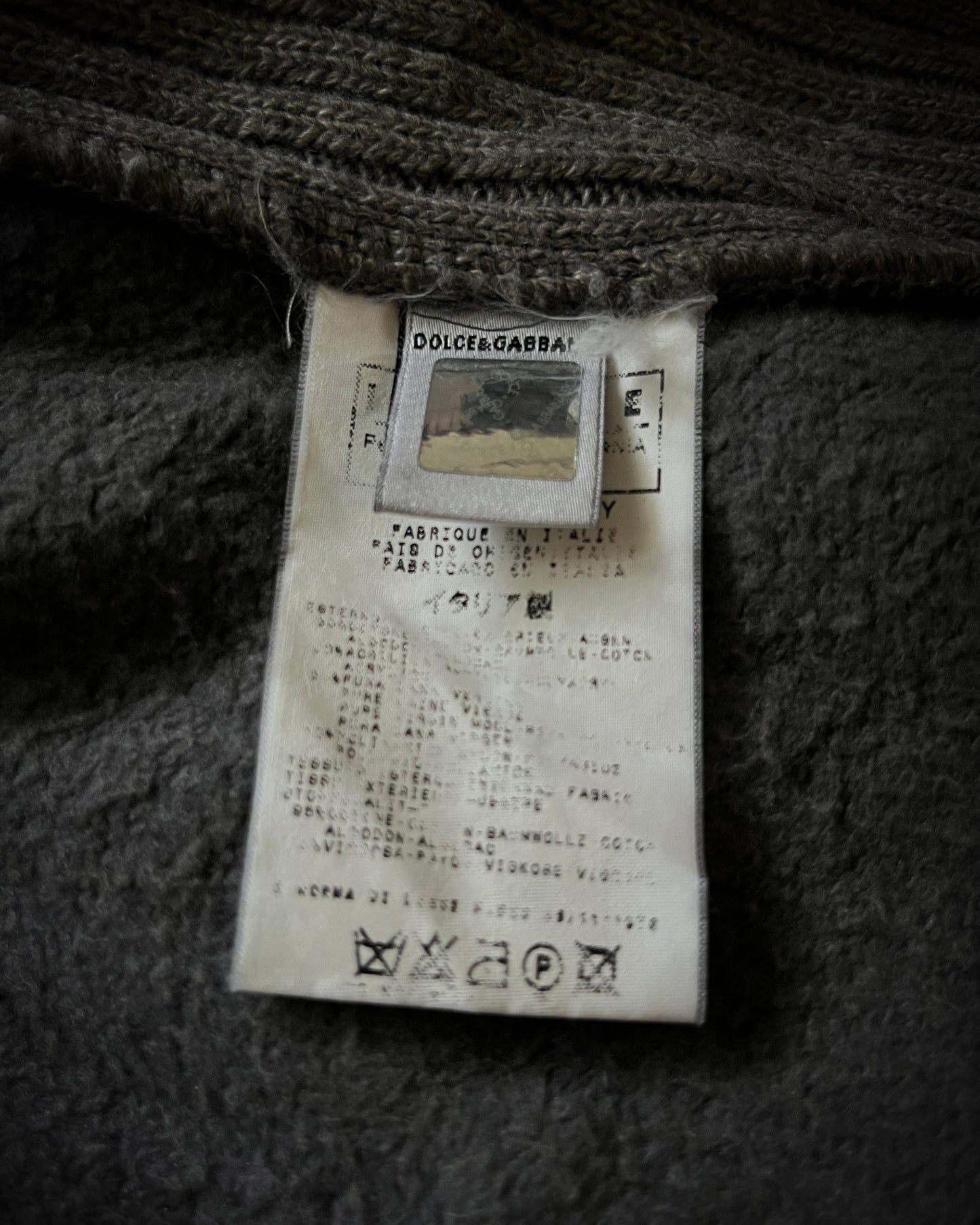 DOLCE GABBANA AW2003 MILITARY HOODIE