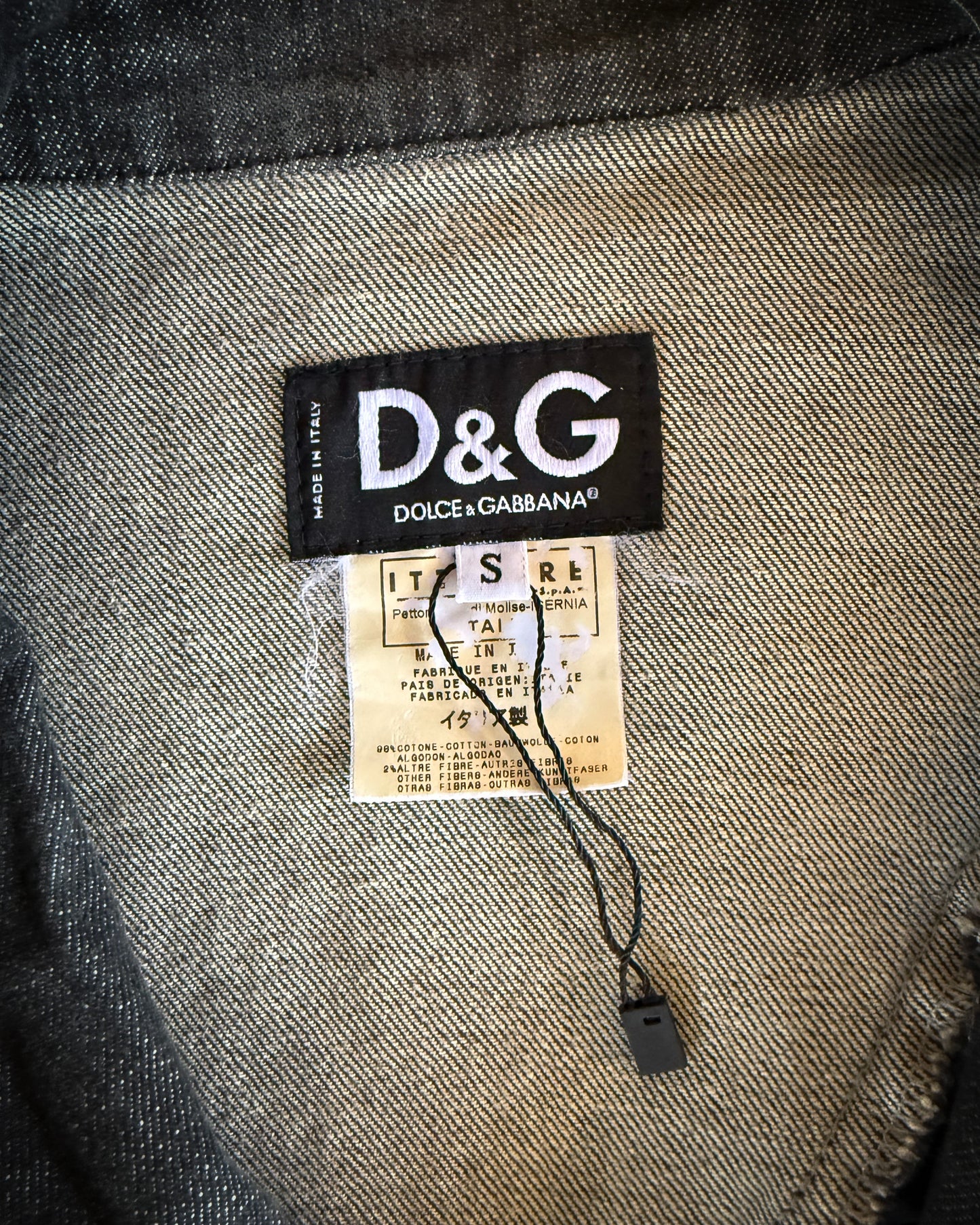 DOLCE GABANNA SS2003 LACED CORSET JACKET