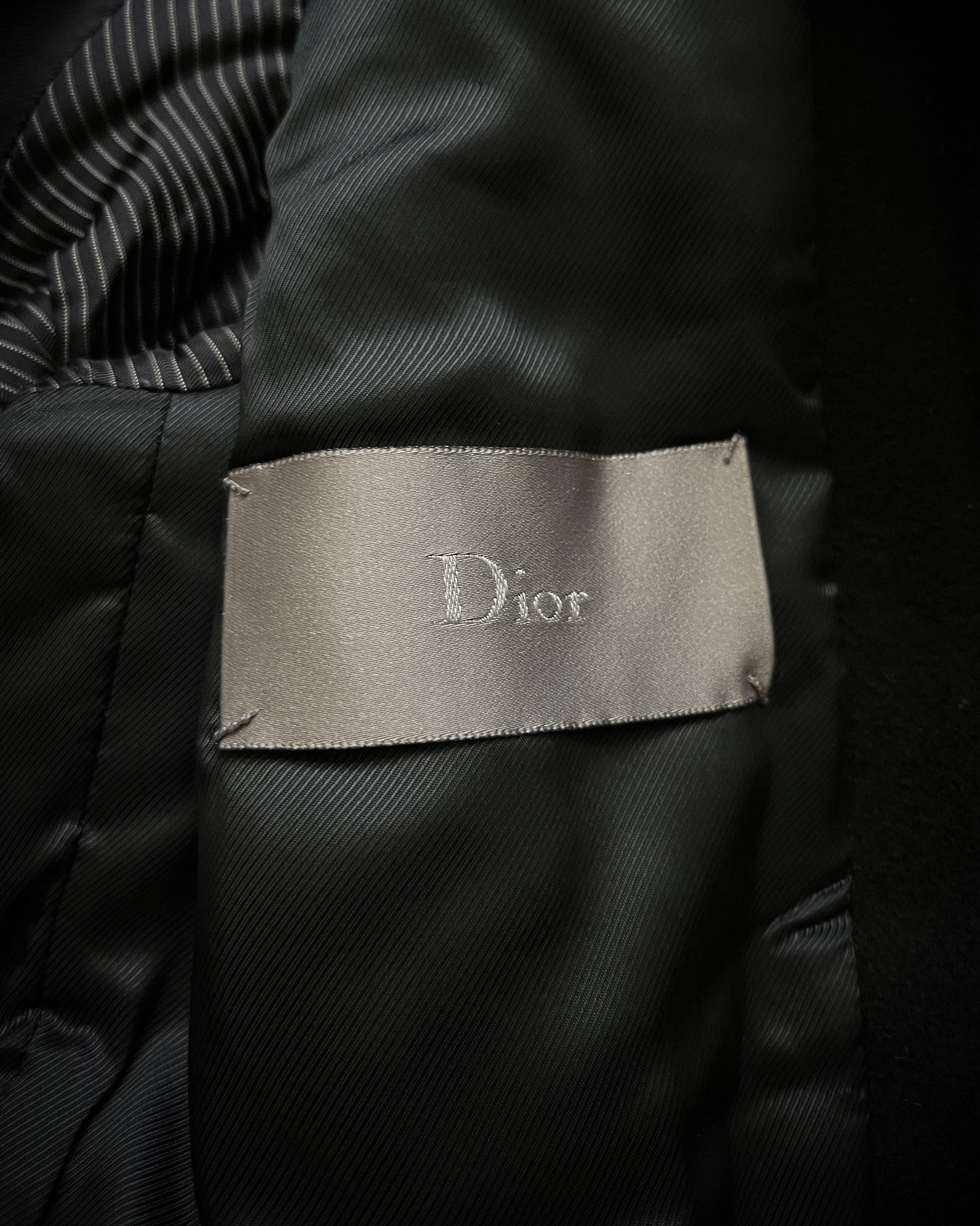 DIOR HOMME AW2006 PANEL LAYER WOOL BOMBER JACKET